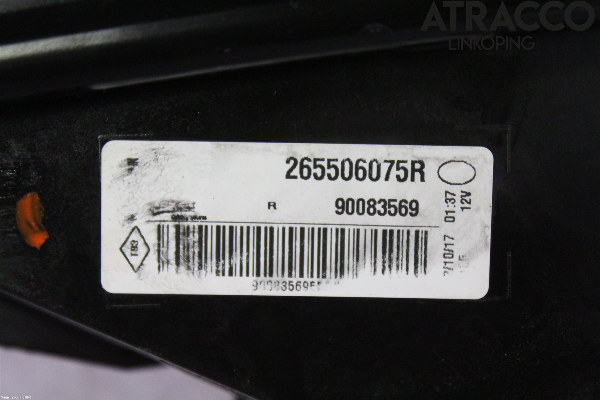 Renault MEGANE IV 16-23 Baklykt Høyre  På Luke(Indre)