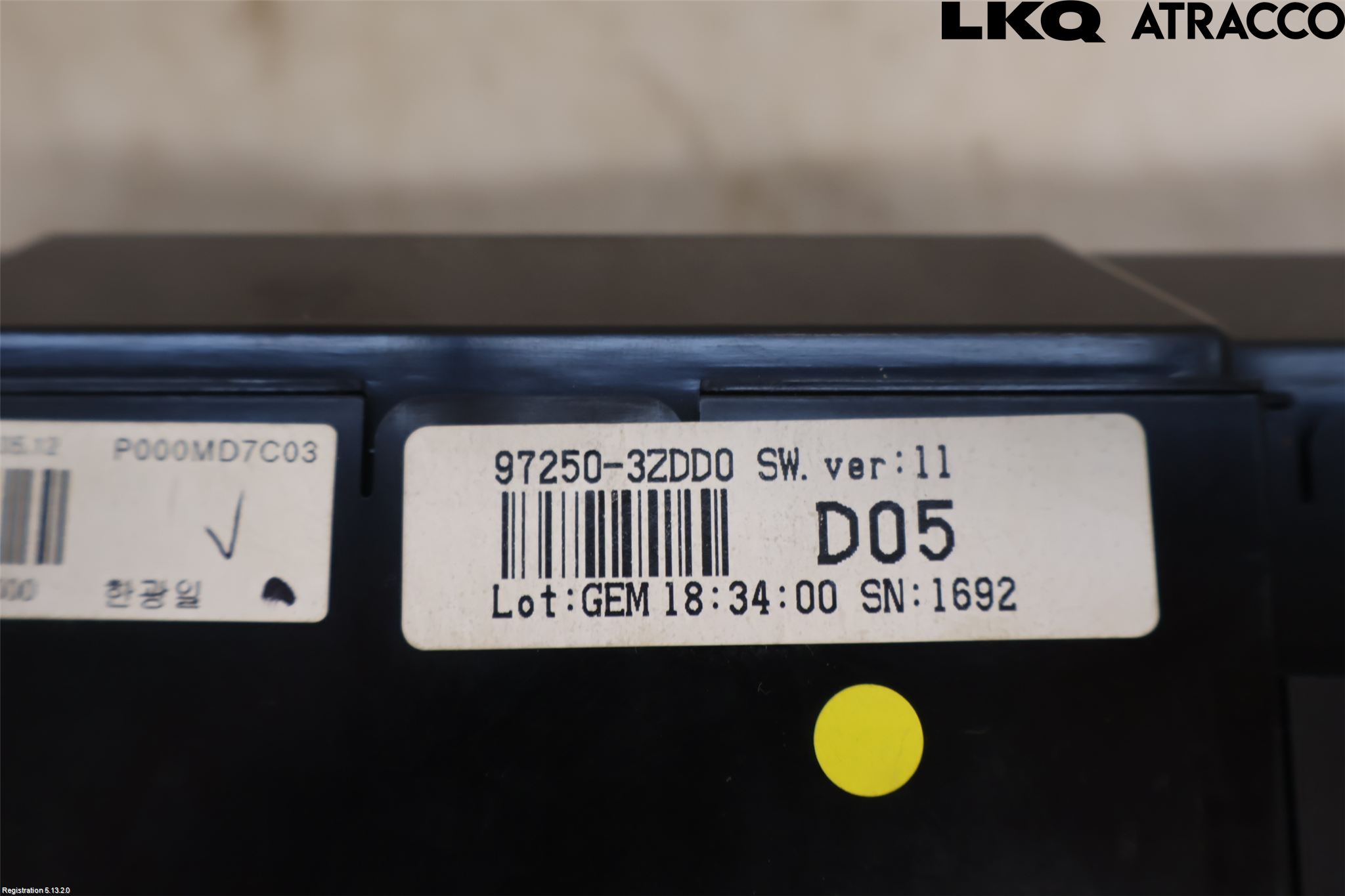 Hyundai i40 08-15 Varme Ac Betjening-Display