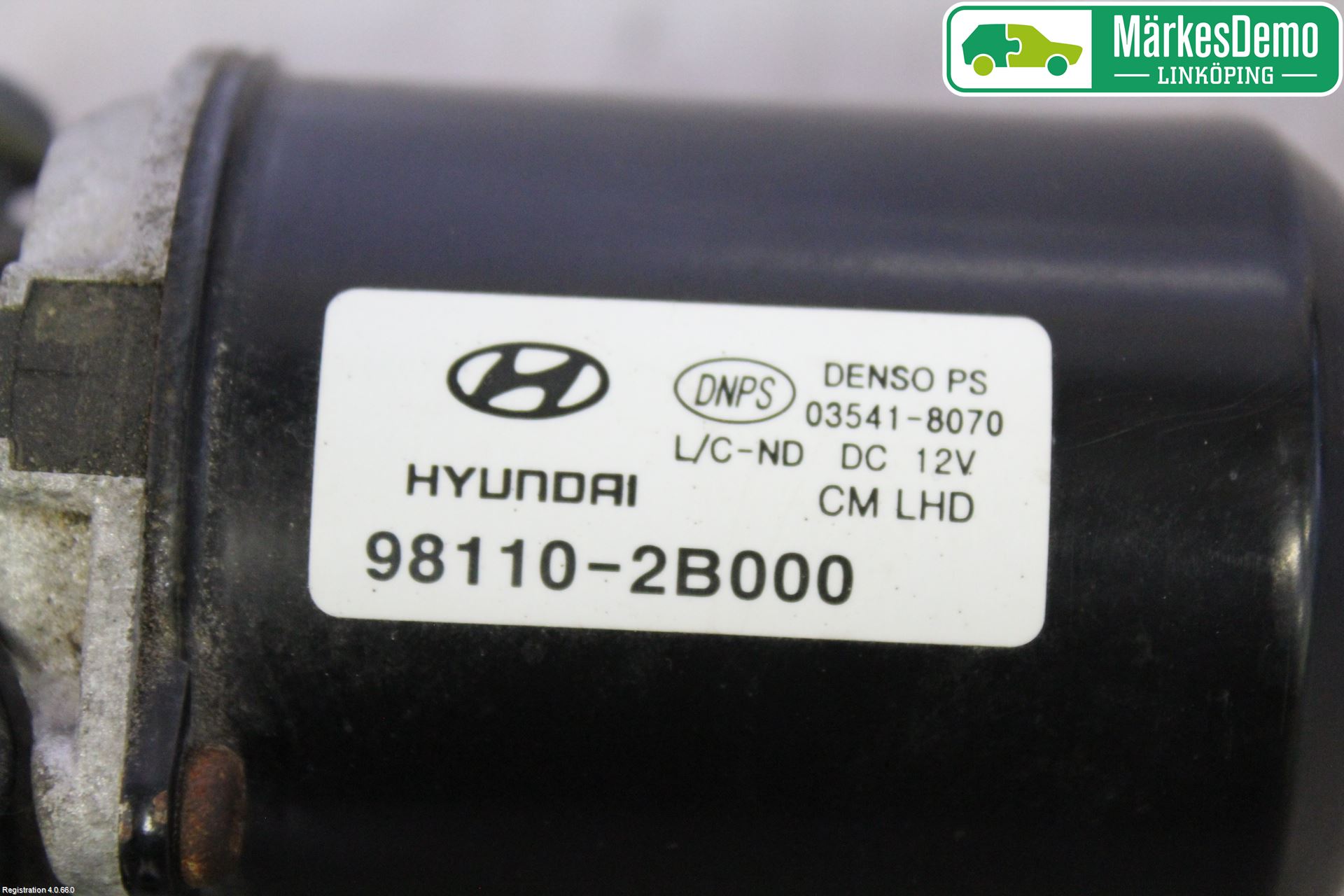 Hyundai SANTA FE  06-12 Viskermotor Frontrute