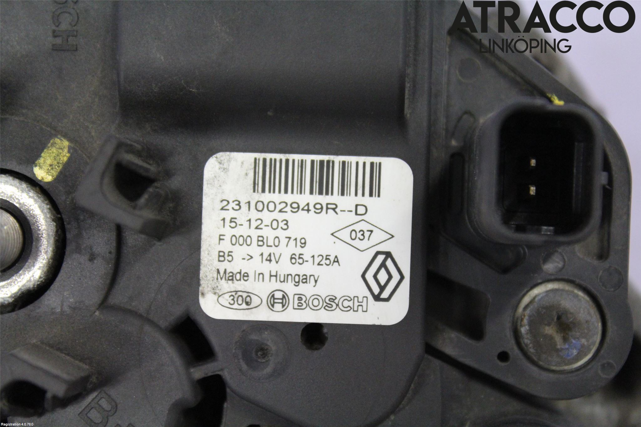 Dacia DOKKER 13- Dynamo