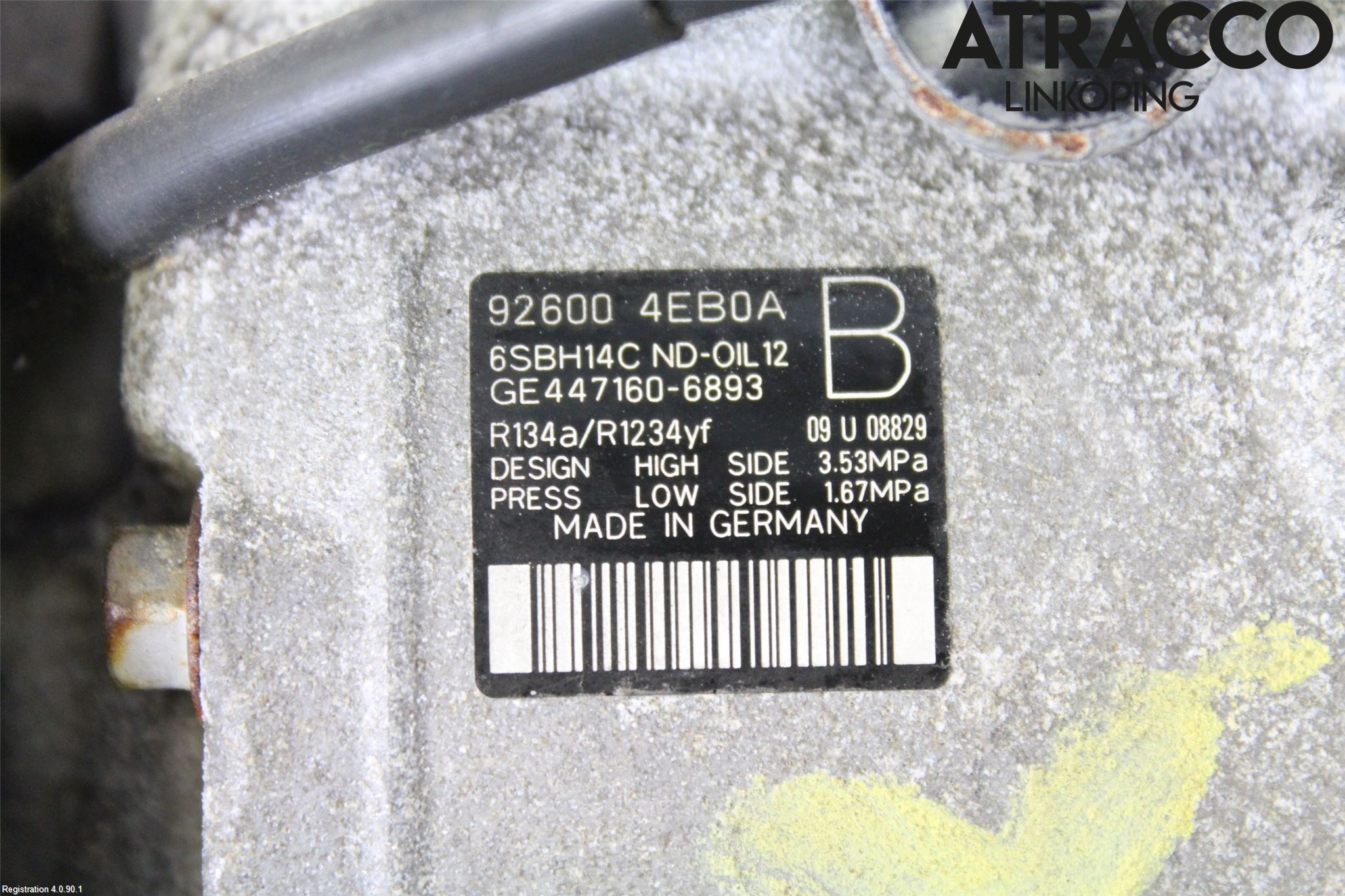 Nissan QASHQAI 17-21 Varme Ac Kompressor