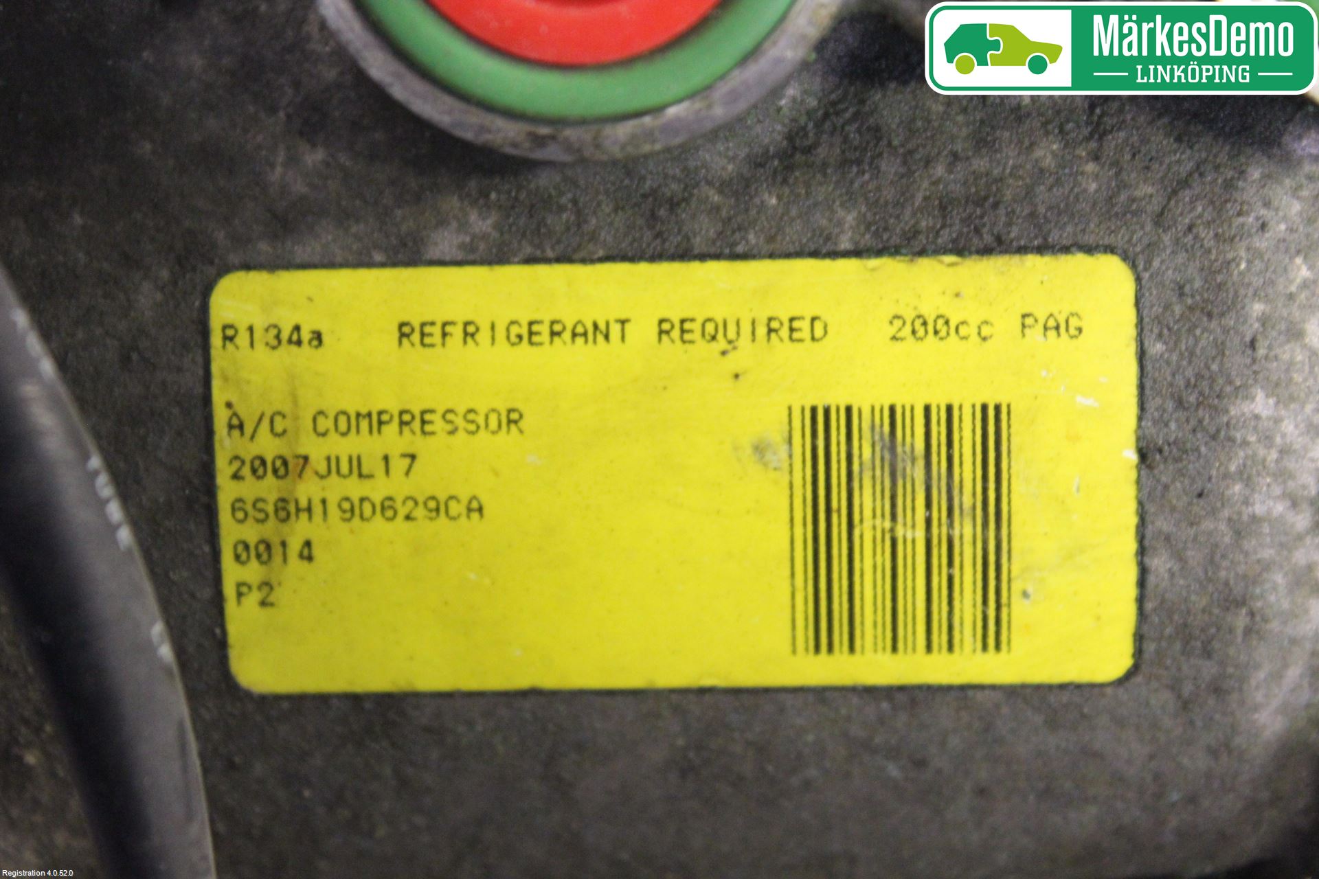 Ford FIESTA     06-08 Varme Ac Kompressor