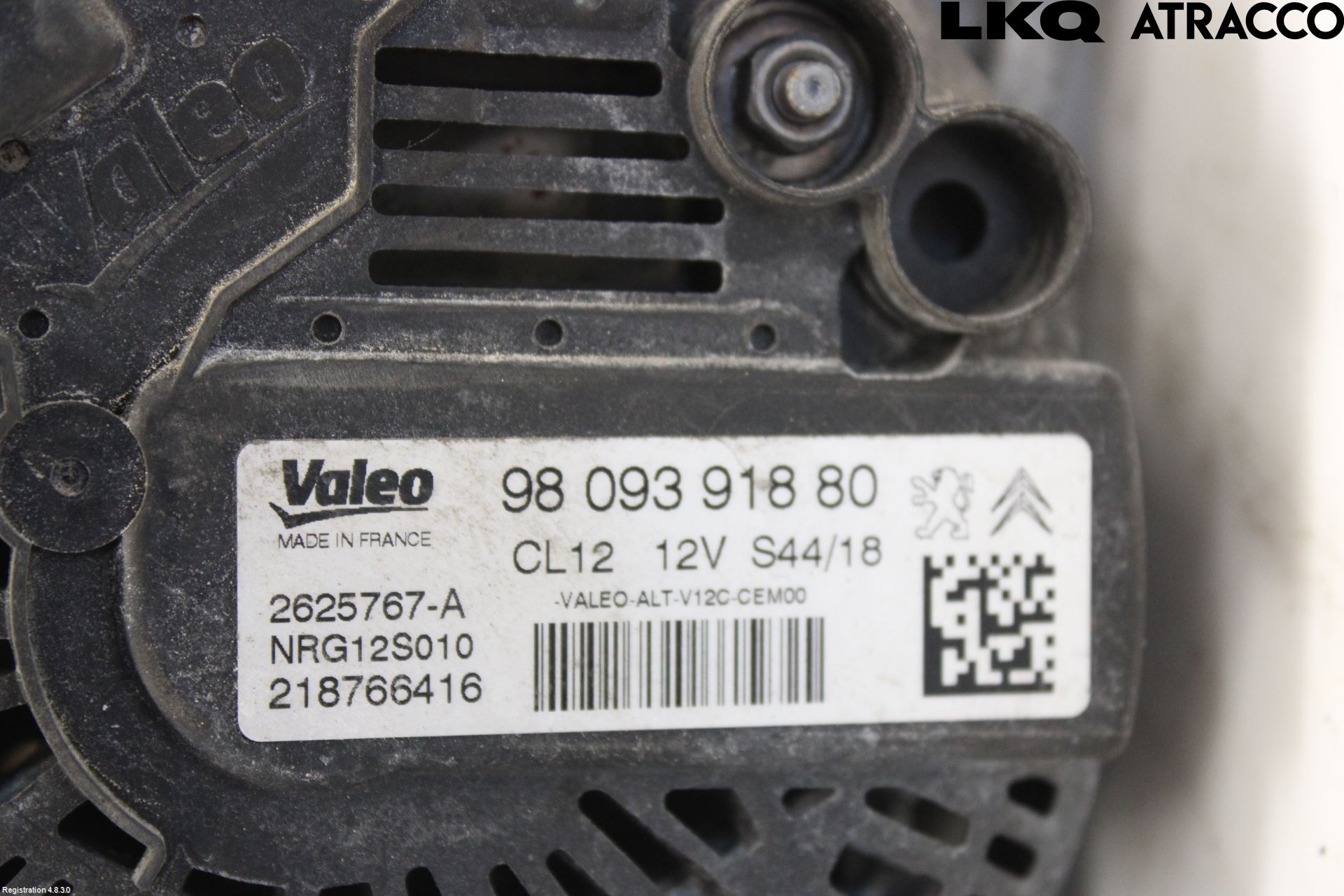 Citroen C4 CACTUS 14-20 Dynamo