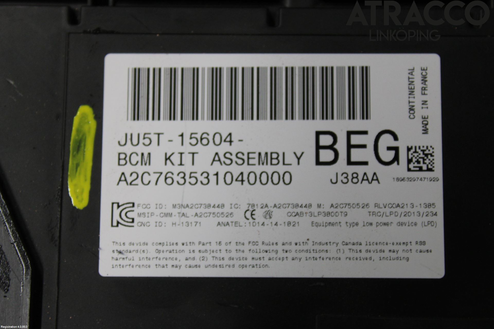 Ford RANGER EU 12-23 Sikringsboks - Elsentral
