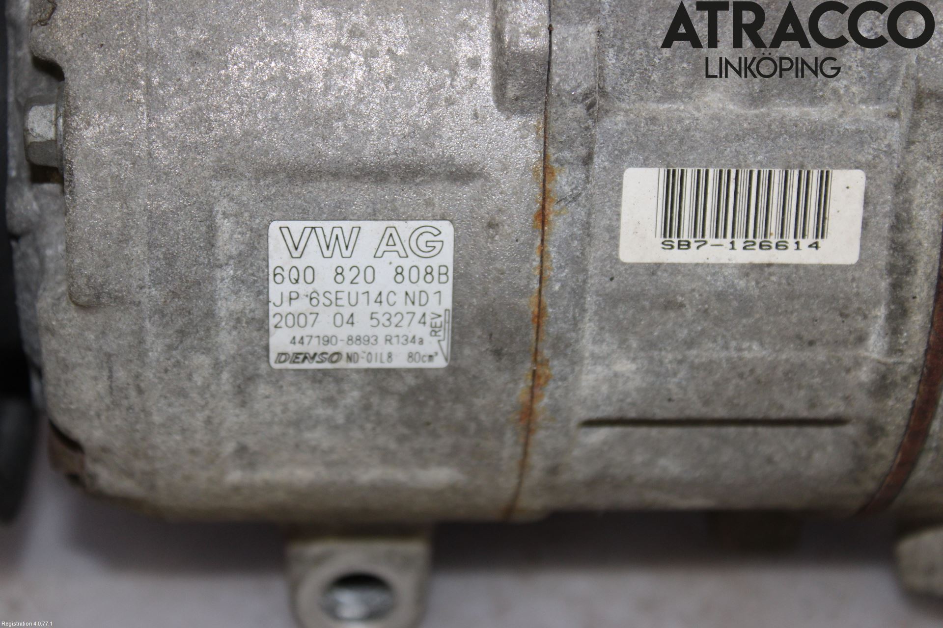 Volkswagen VW POLO 05-09 Varme Ac Kompressor