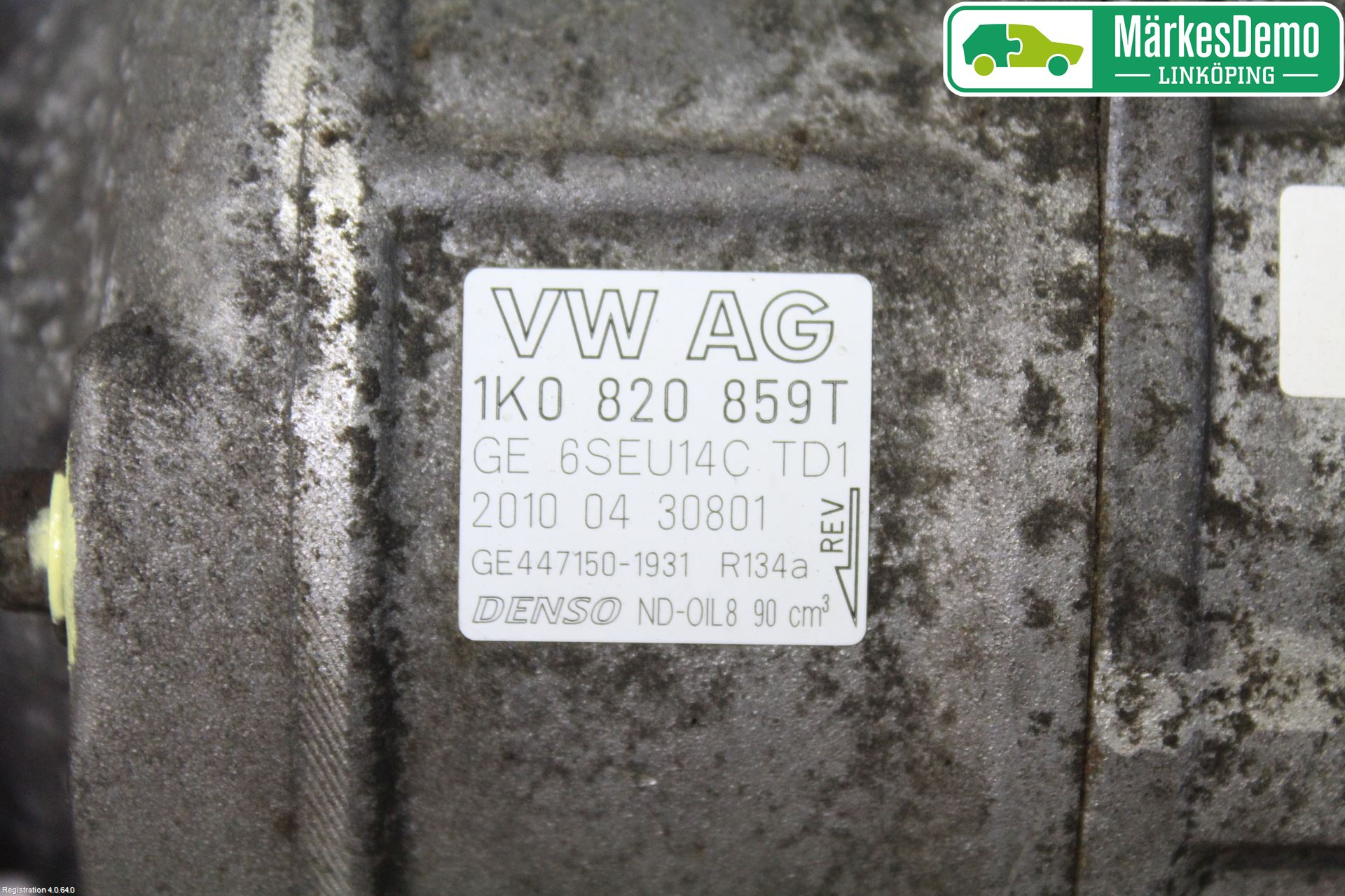 Volkswagen VW PASSAT 05-11 Varme Ac Kompressor