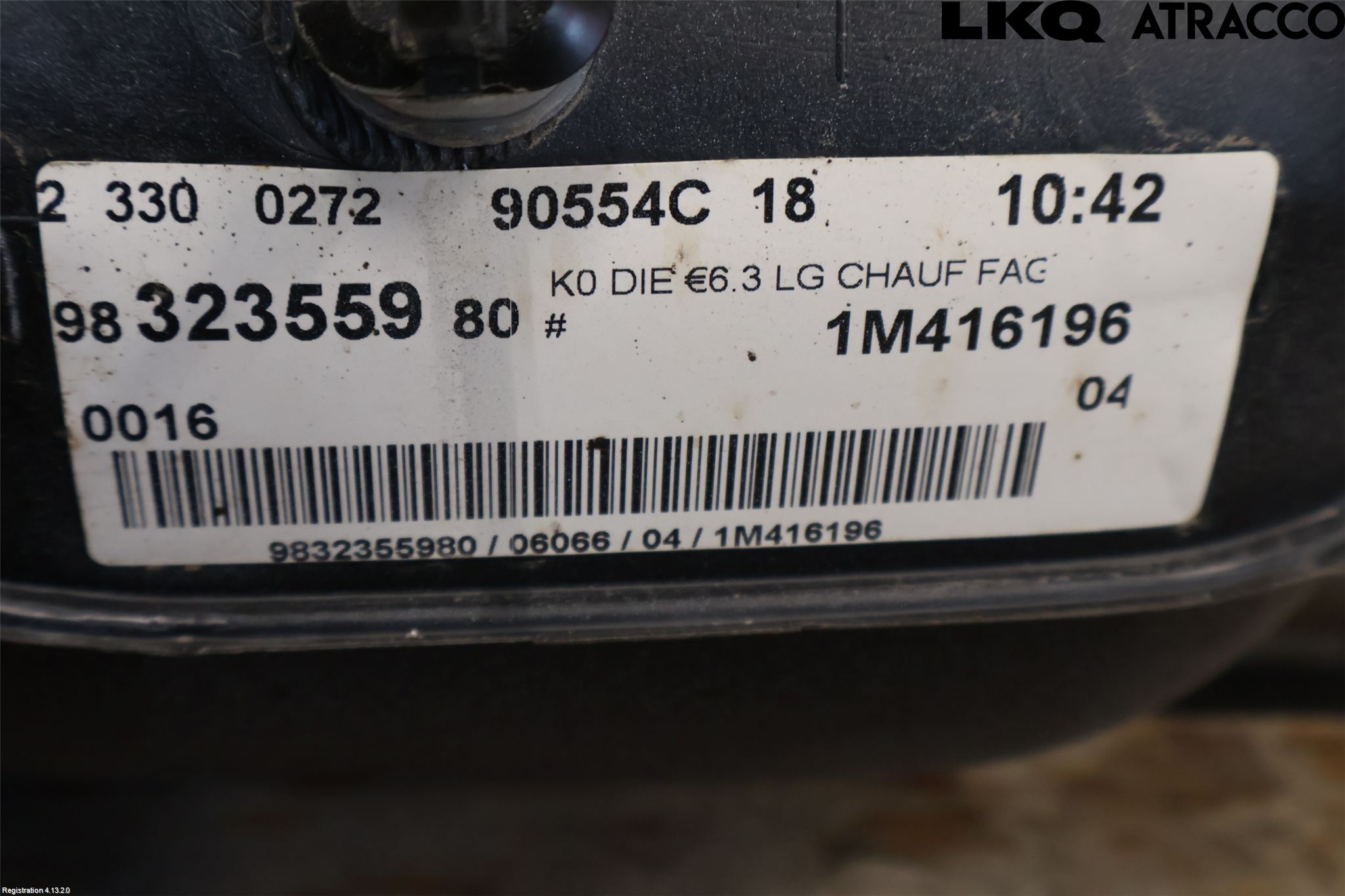Opel VIVARO 20- Drivstofftank Diesel