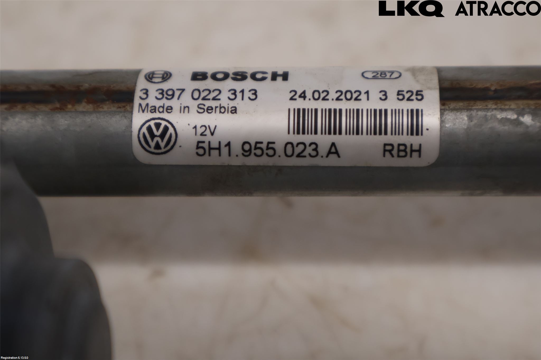 Volkswagen VW GOLF / E-GOLF VIII 20- Viskeroverføring Frontrute