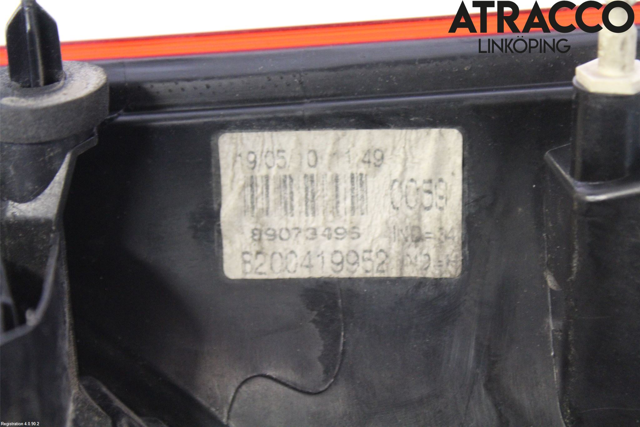 Renault KANGOO II 08-14 Baklykt Høyre
