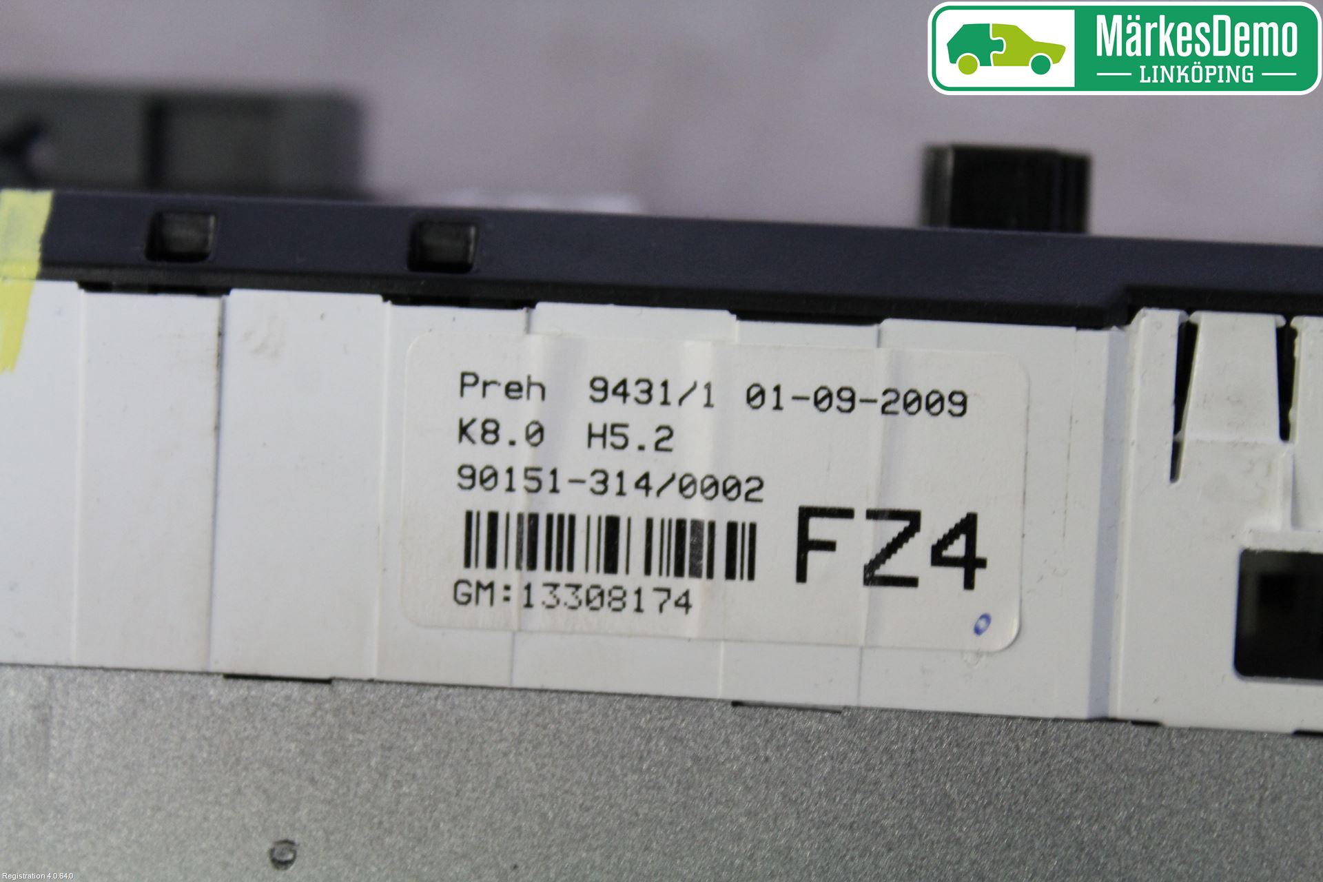 Opel ASTRA H 04-12 Varme Ac Betjening-Display