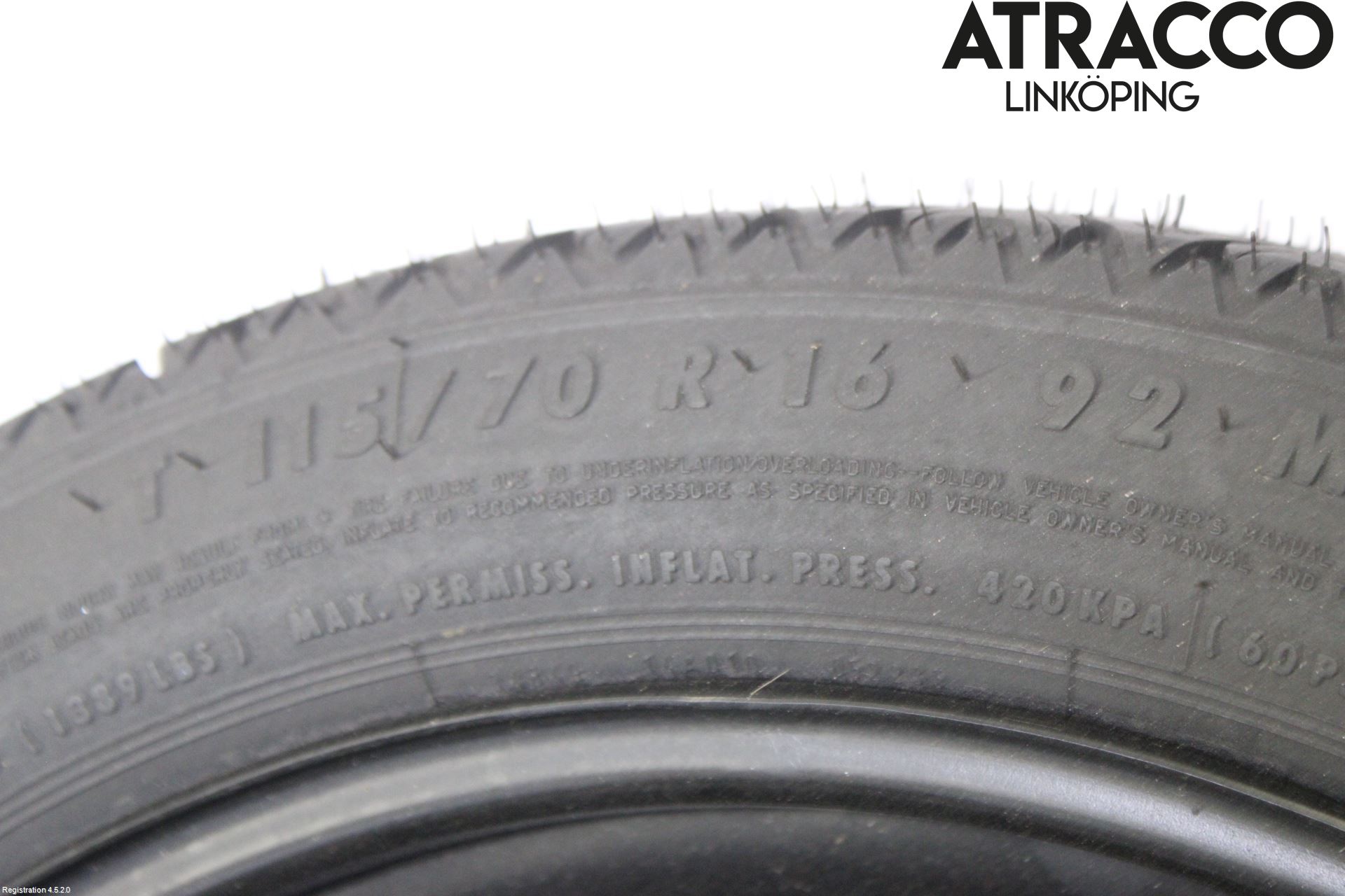 Saab 9-5     06-10 Hjul Reservehjul Minitype
