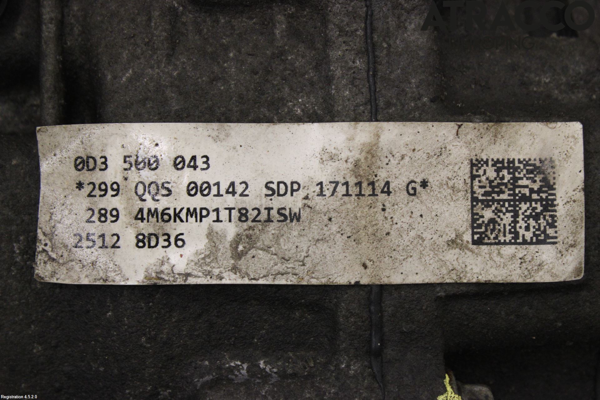 Audi A4/S4 B9 16-19 Bakaksel Kardang Bak -Diff