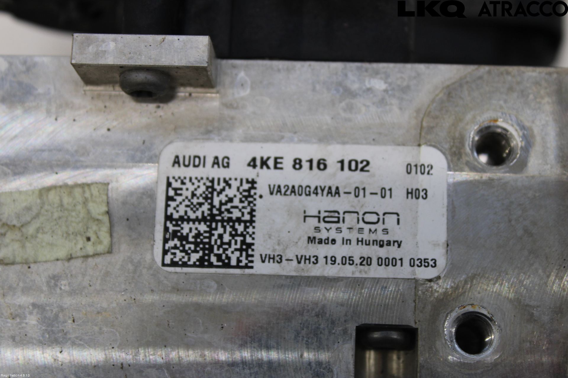 Audi E-TRON, S GE 19- Varme Ac Ekspansjonsventil
