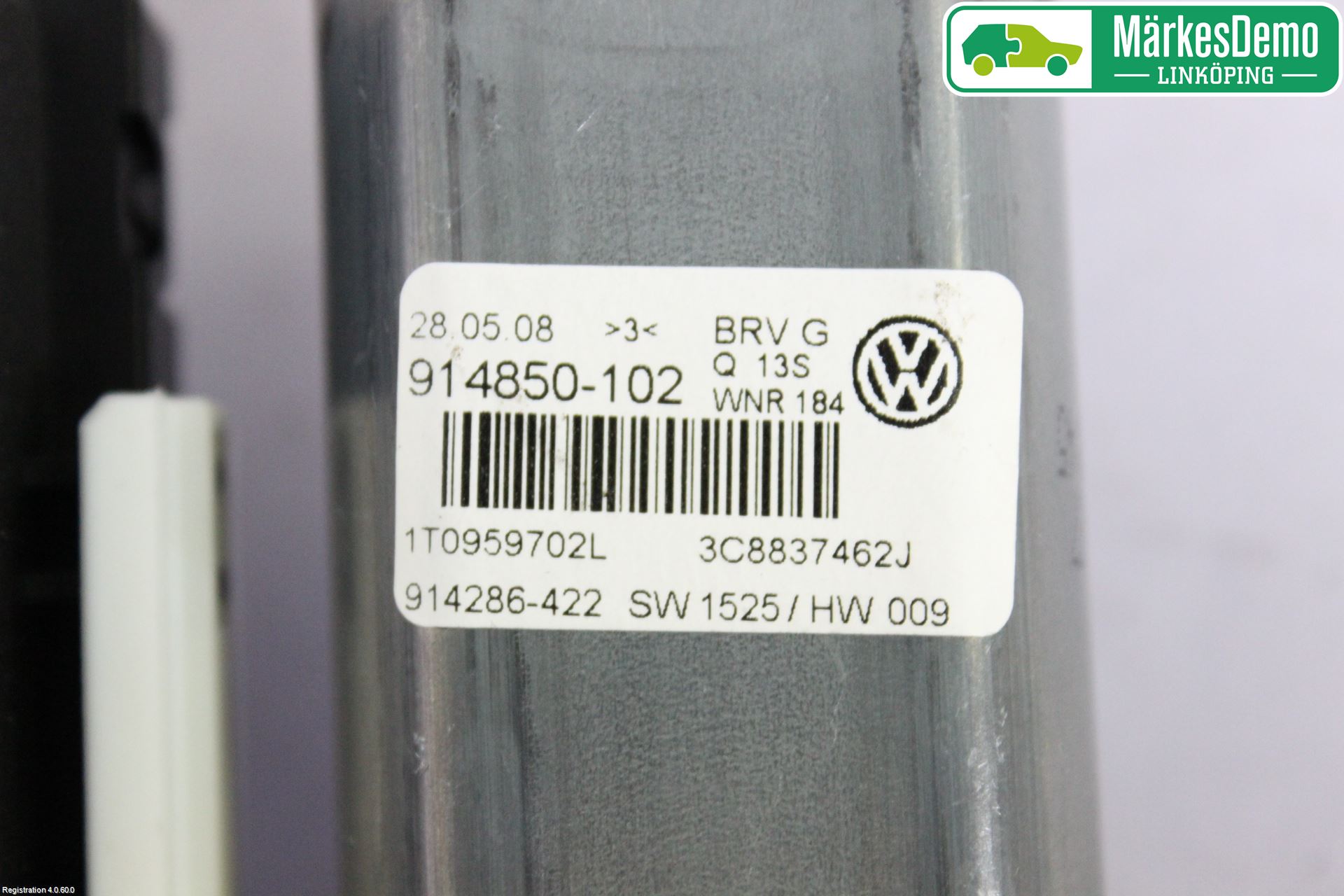 Volkswagen VW PASSAT CC 08-16 Vindusheismotor