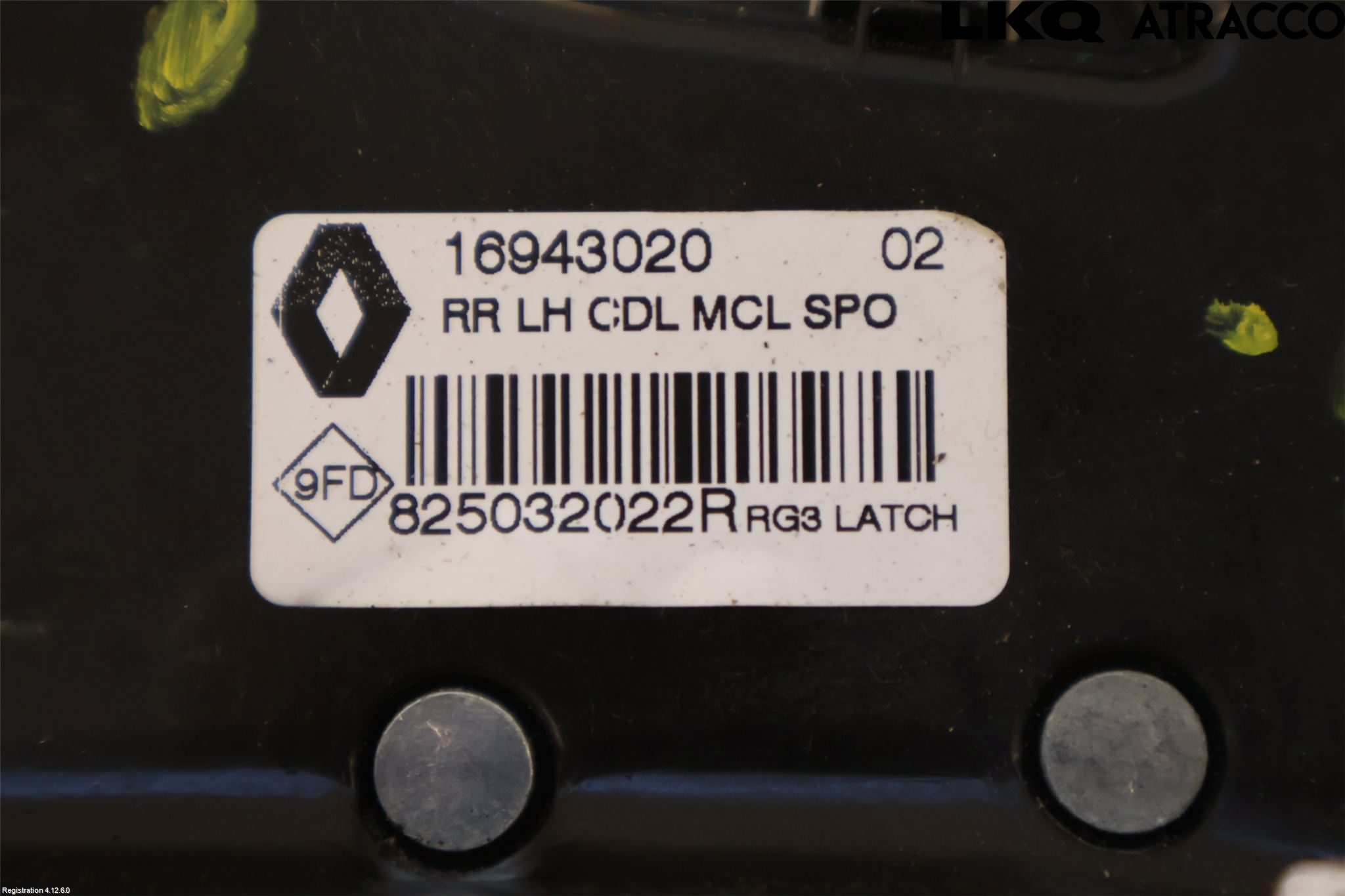 Renault MEGANE IV 16-23 Dørlås - Låsekasse