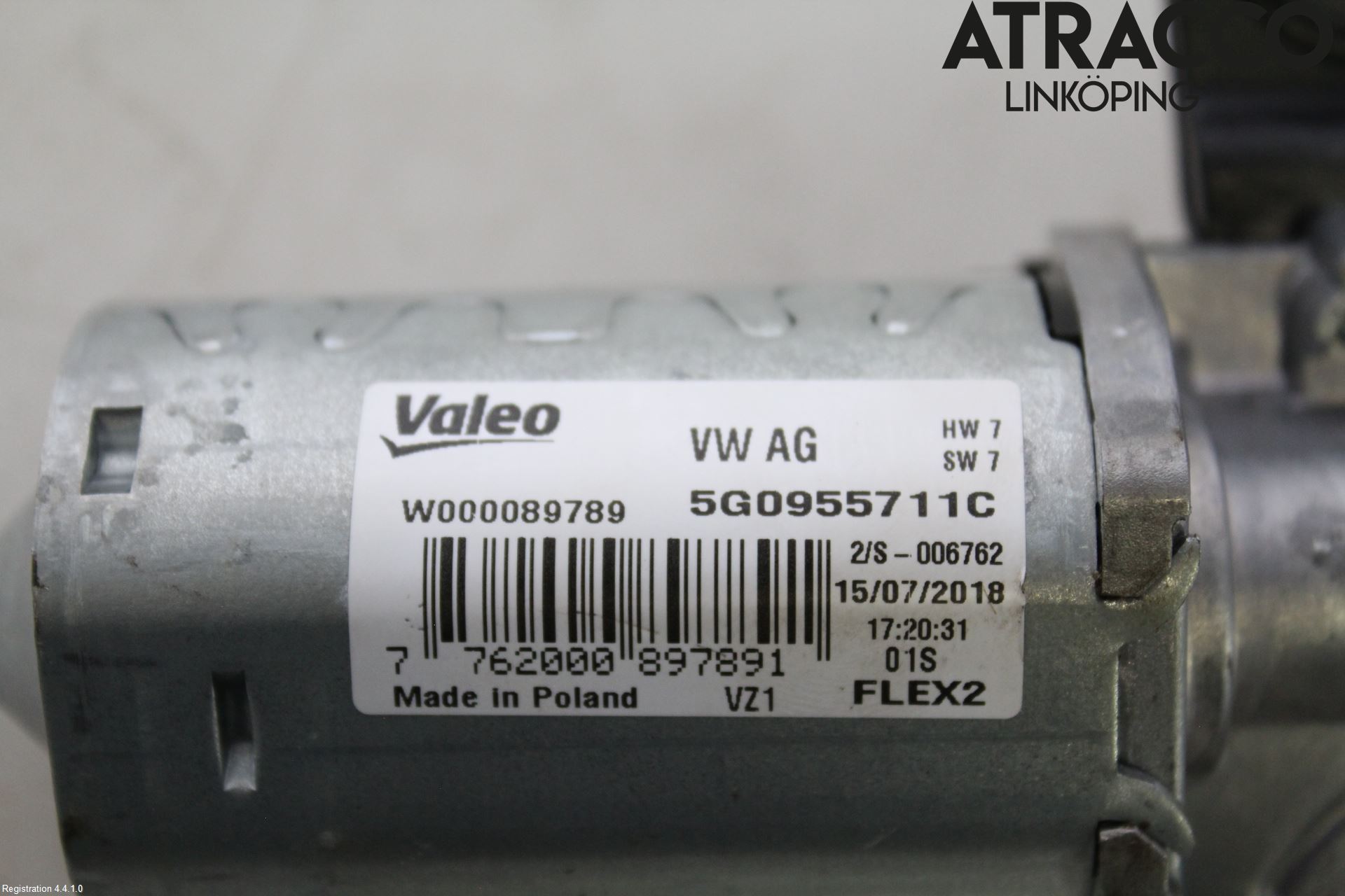 Volkswagen VW GOLF / E-GOLF VII 13-20 Viskermotor Bakluke