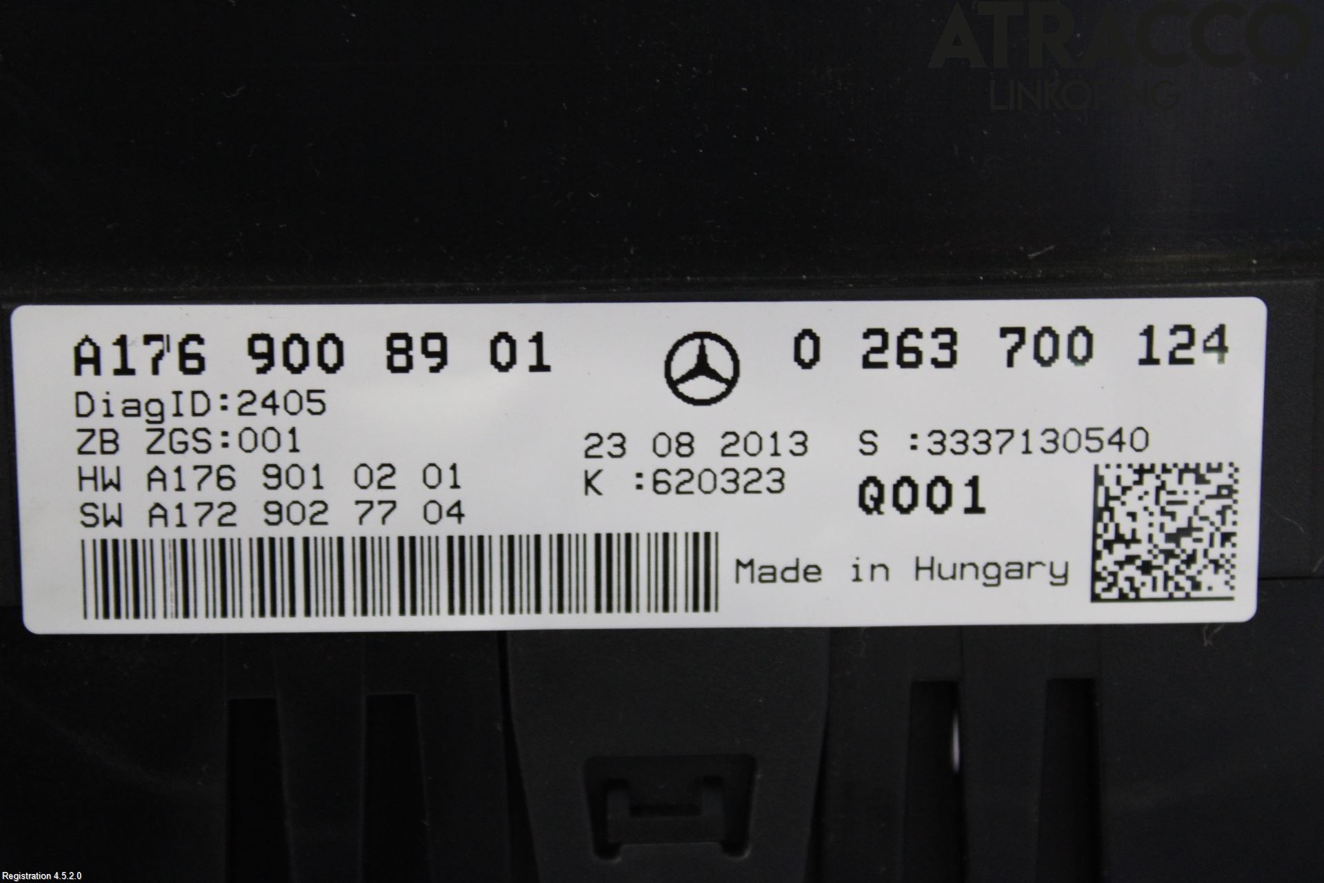 Mercedes-Benz MB A-KLASS (W176) 13-18 Instr Kombinert