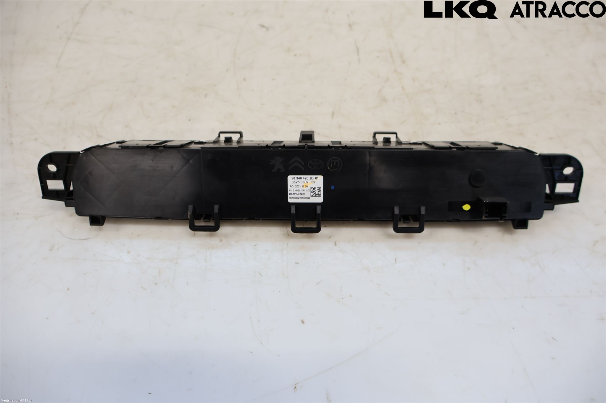Opel VIVARO 20- Varme Ac Betjening-Display