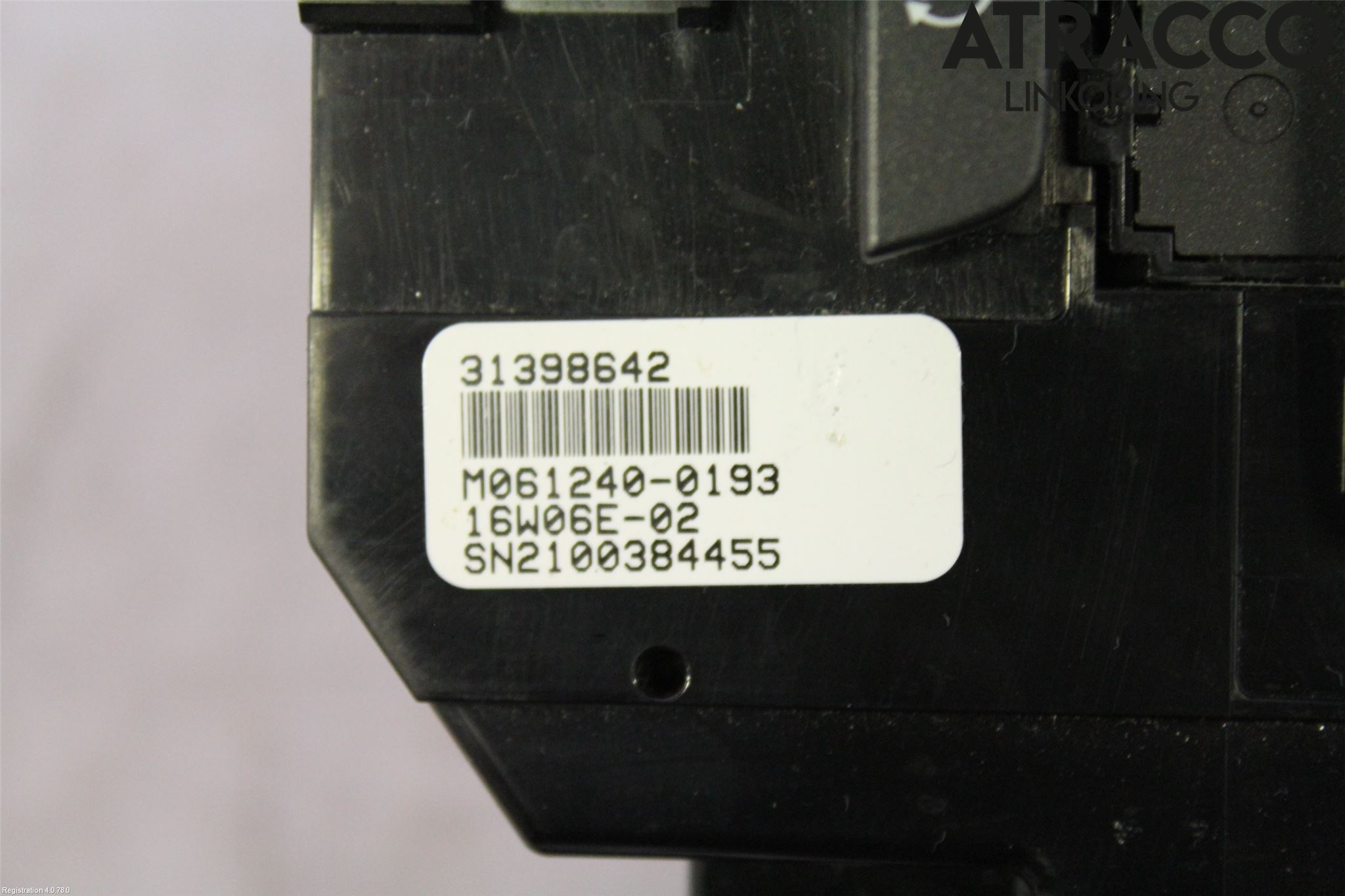 Volvo V40 12-19 Varme Ac Betjening-Display