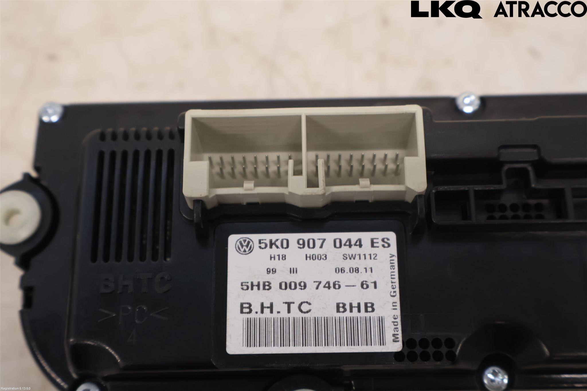 Volkswagen VW PASSAT 11-14 Varme Ac Betjening-Display