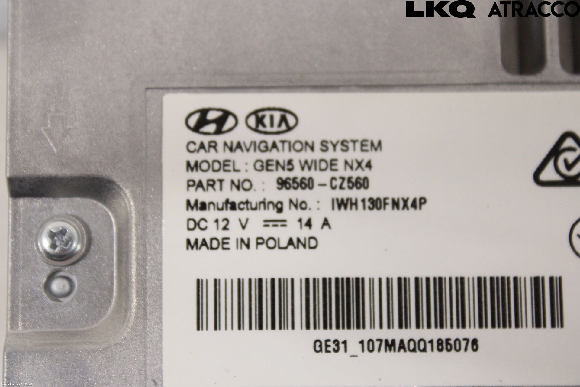 Hyundai TUCSON 05- Stereo Radio Med Cd