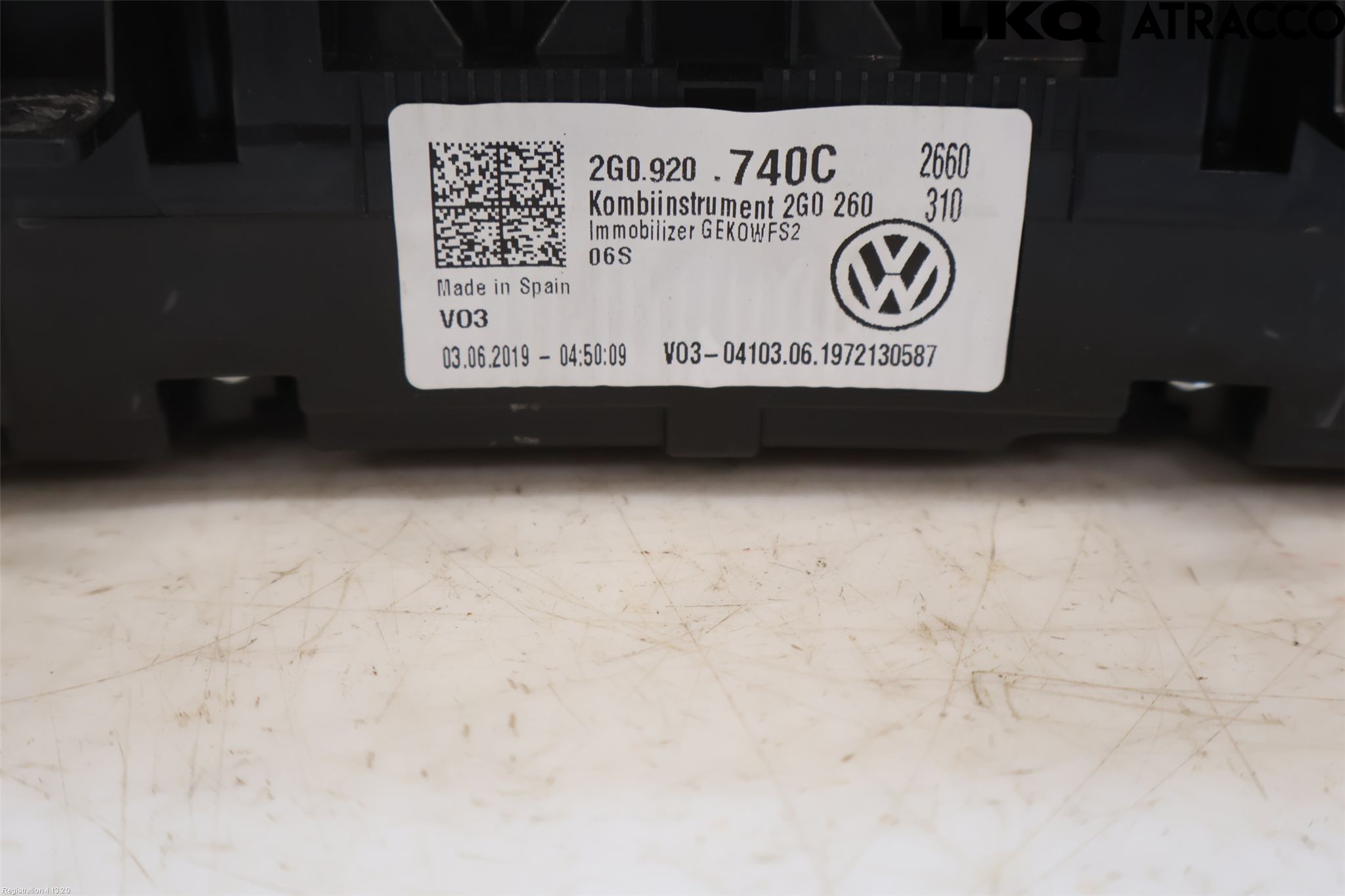 Volkswagen VW T-CROSS 19- Instr Kombinert
