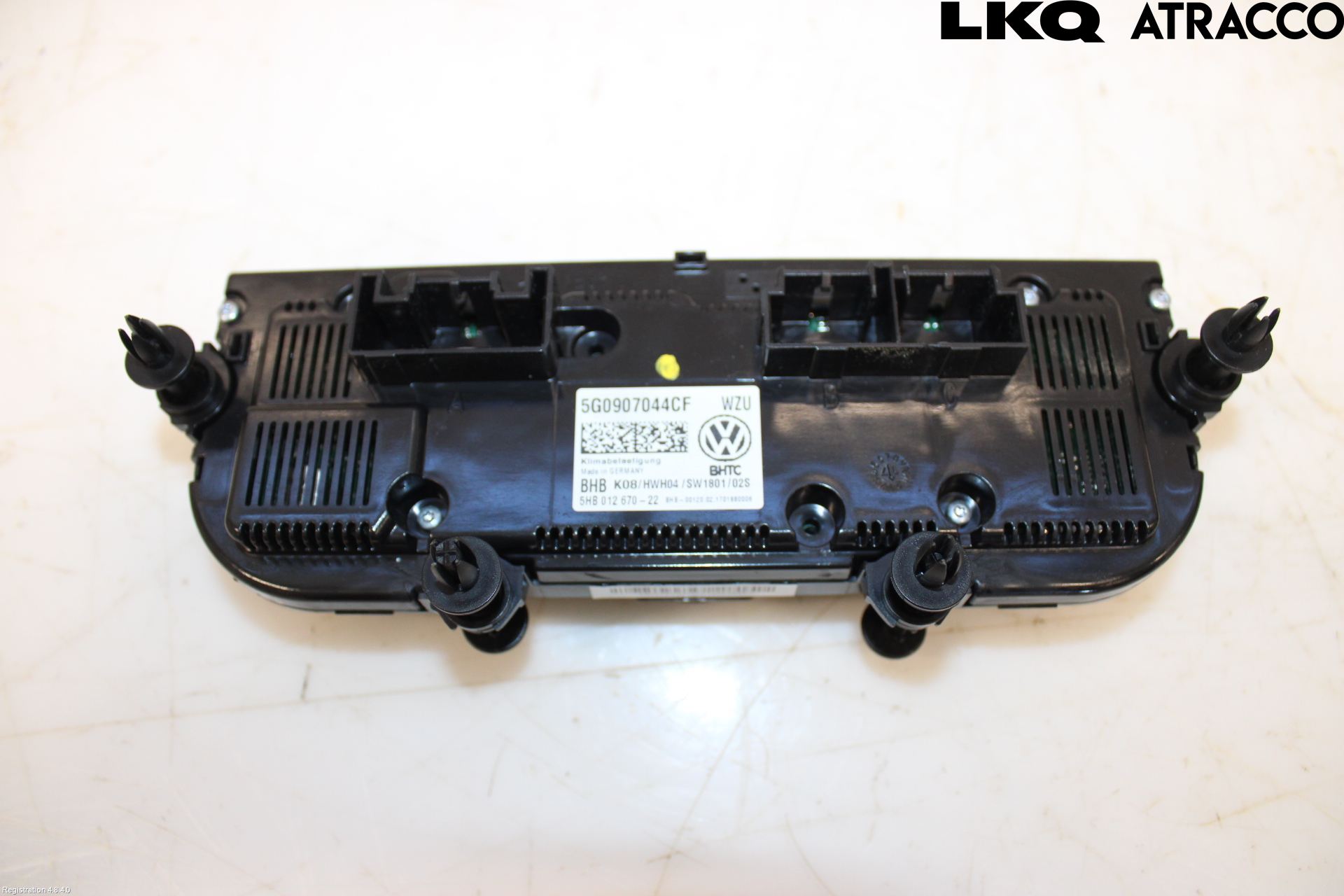 Volkswagen VW GOLF / E-GOLF VII 13-20 Varme Ac Betjening-Display