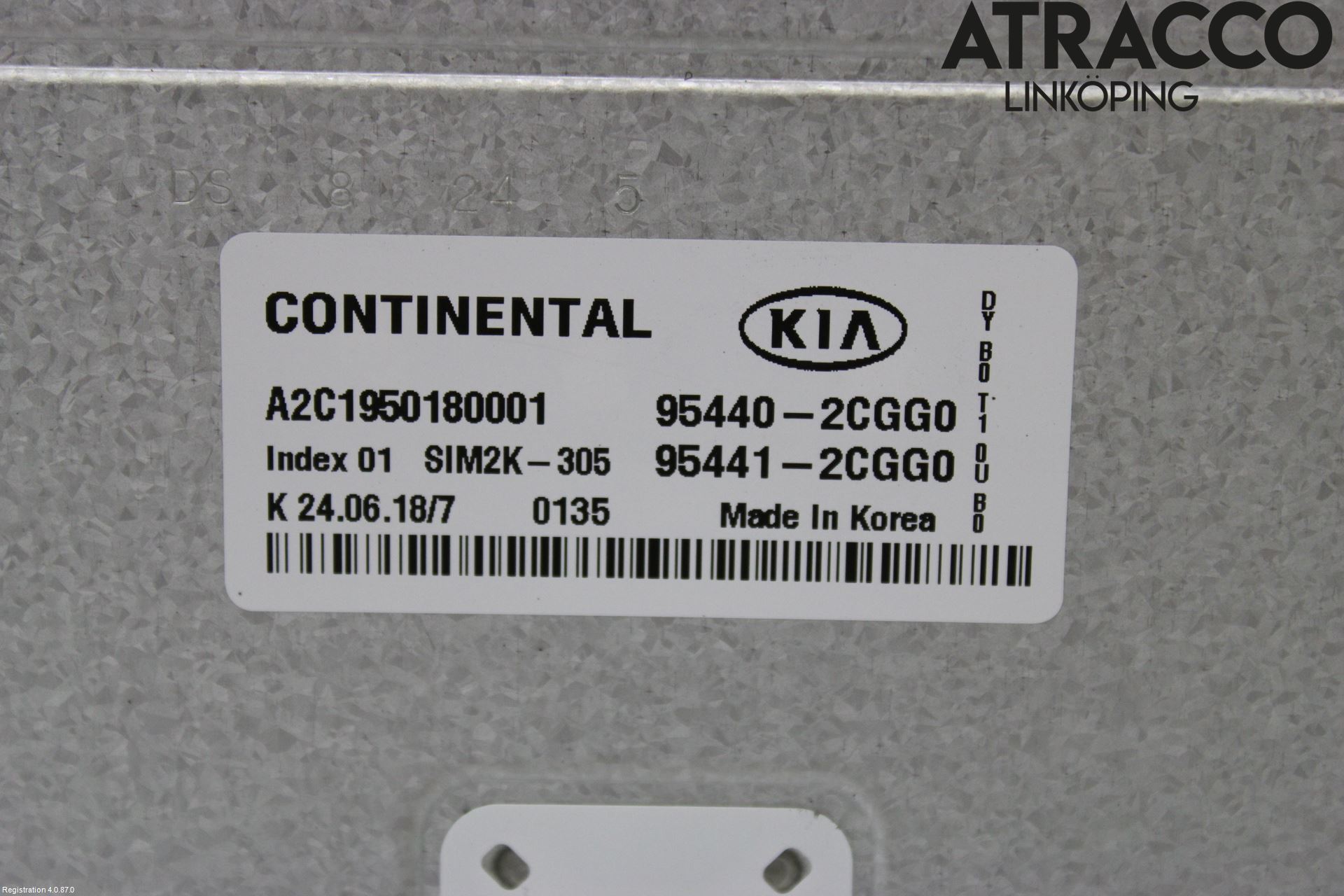 Kia STONIC 18->> Styreenhet Gearkasse