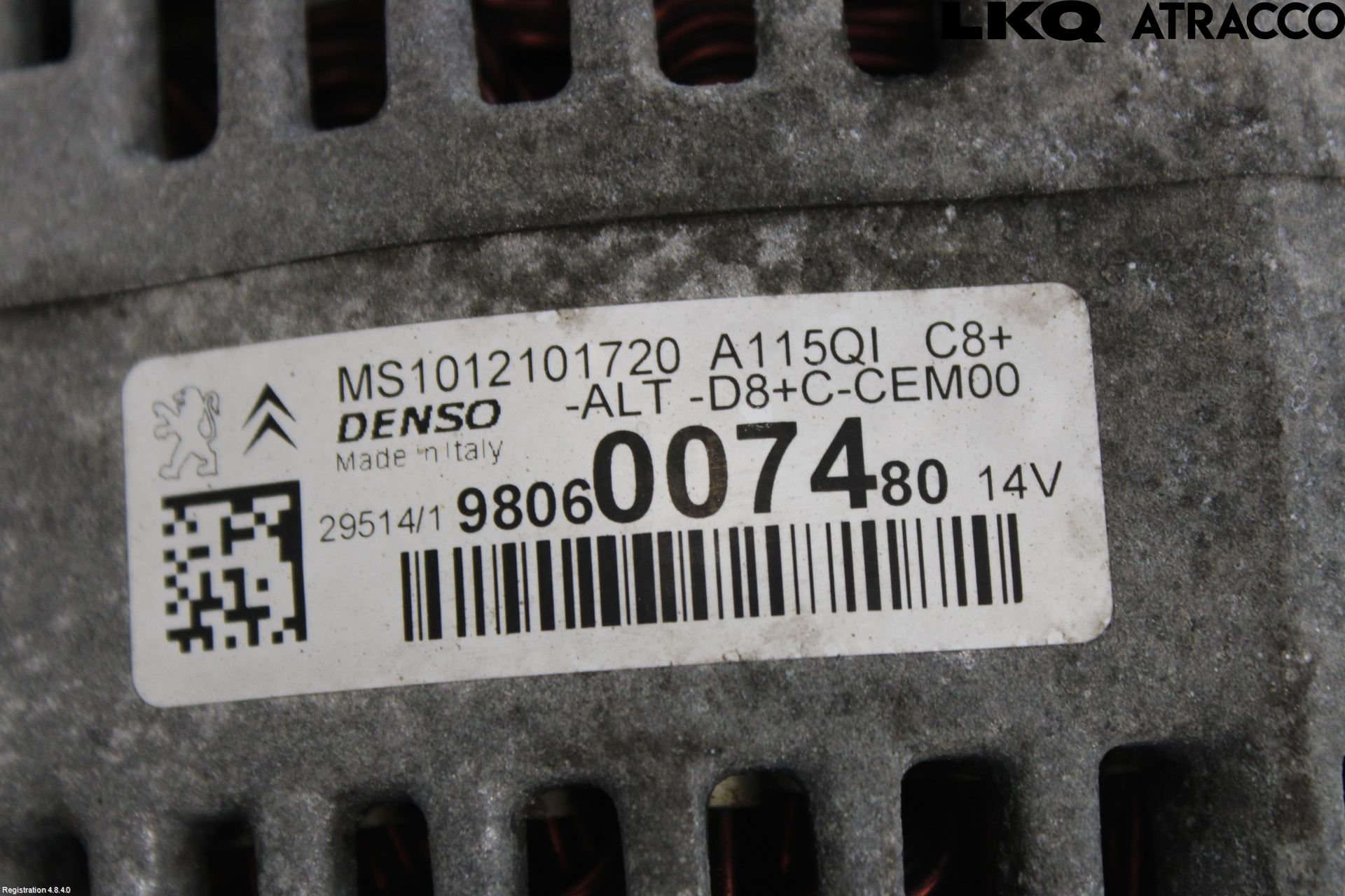 Peugeot 208 12-15 Dynamo