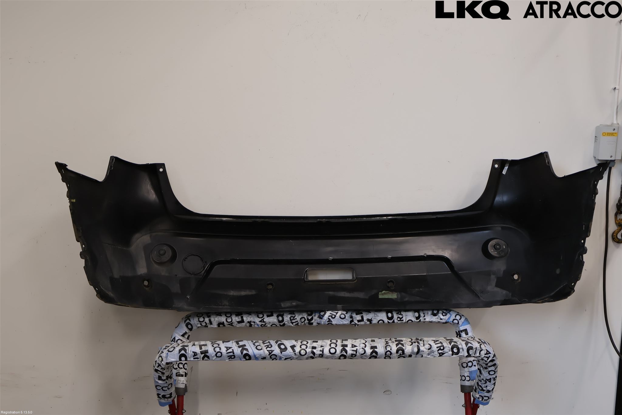 Nissan QASHQAI+2  10-14 Støtfanger Bak Overtrekk
