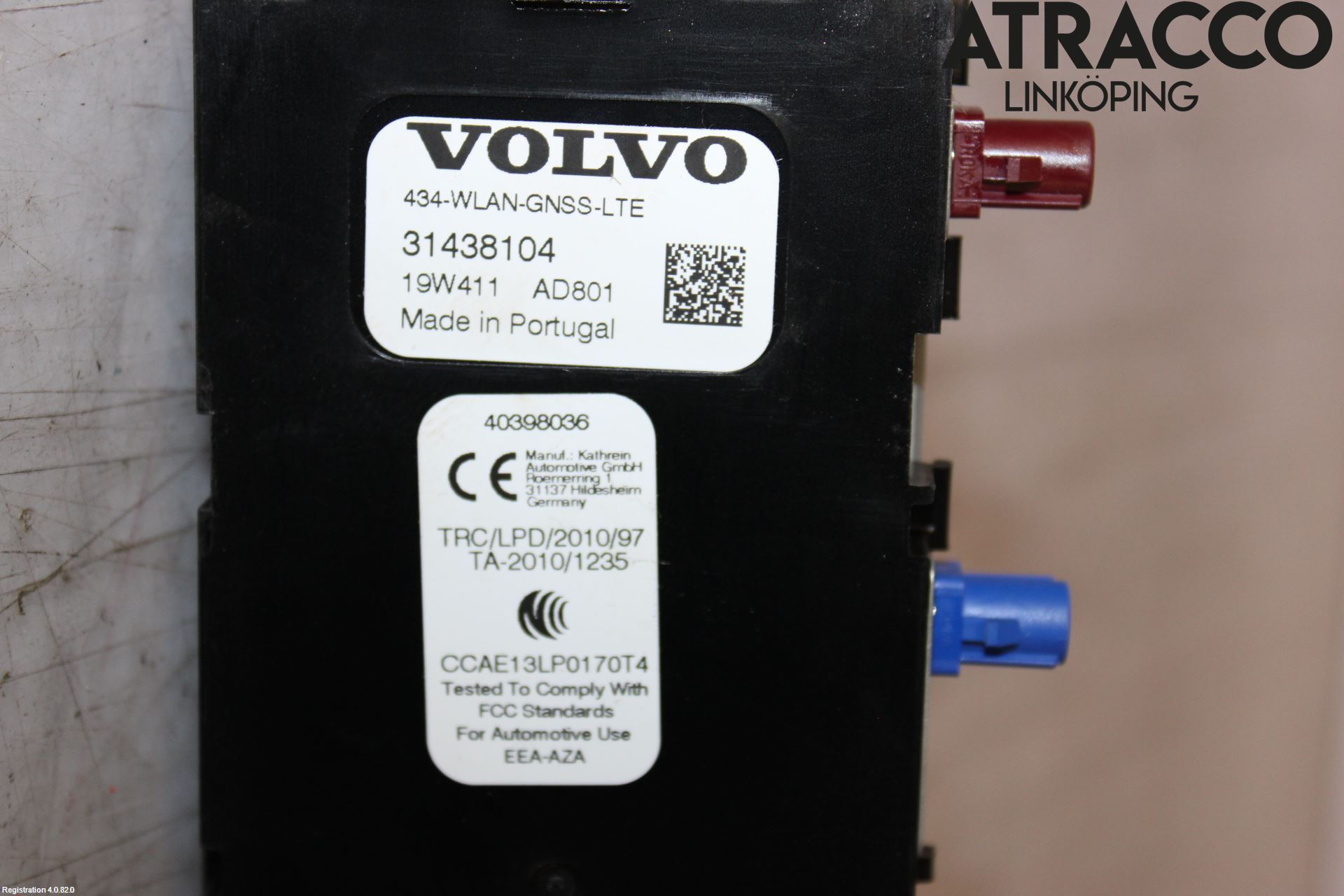 Volvo XC60 18- Stereo Antenne Radio-Tv