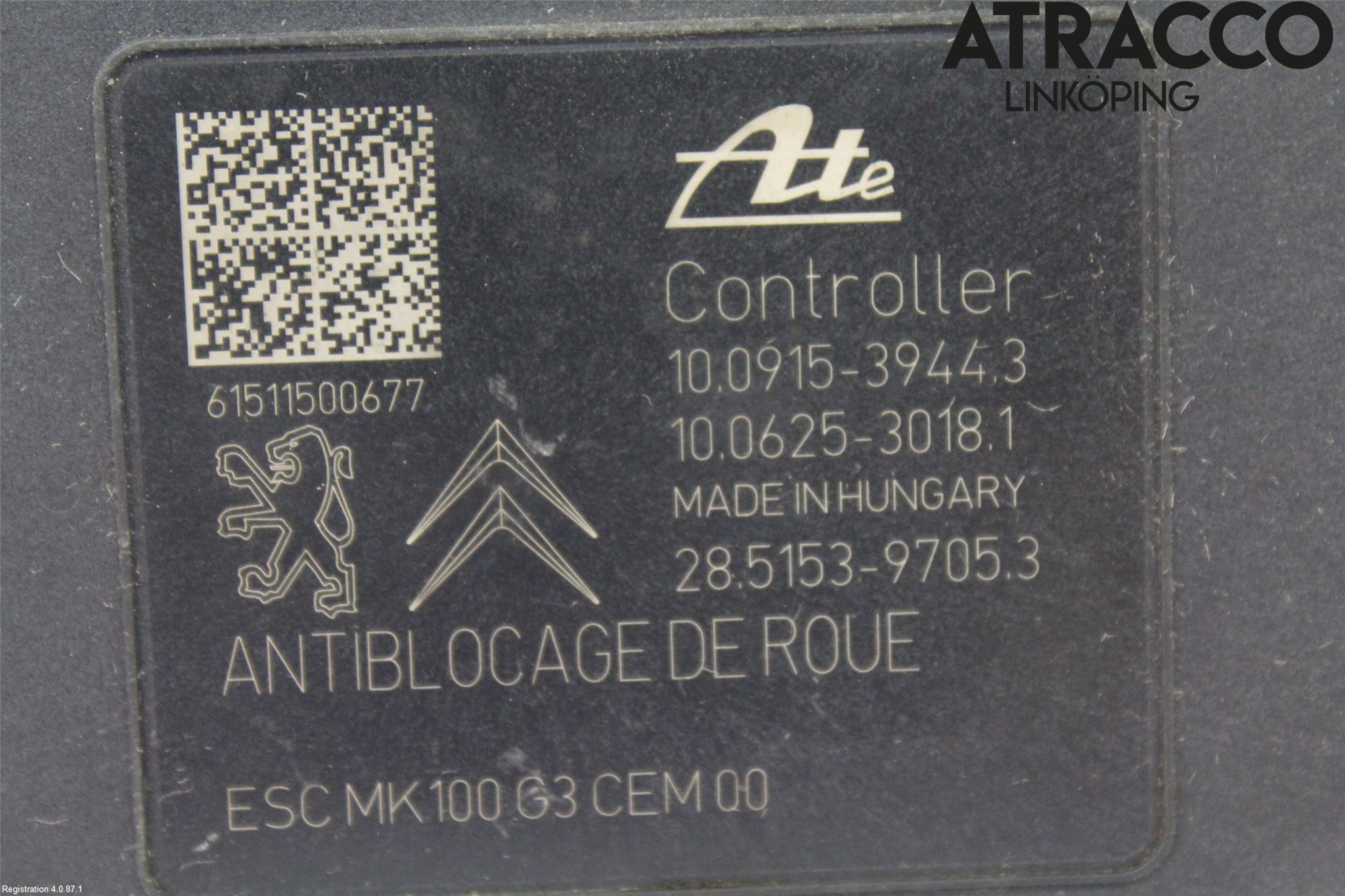 Peugeot 208 12-15 Abs Hydraulikkaggregat