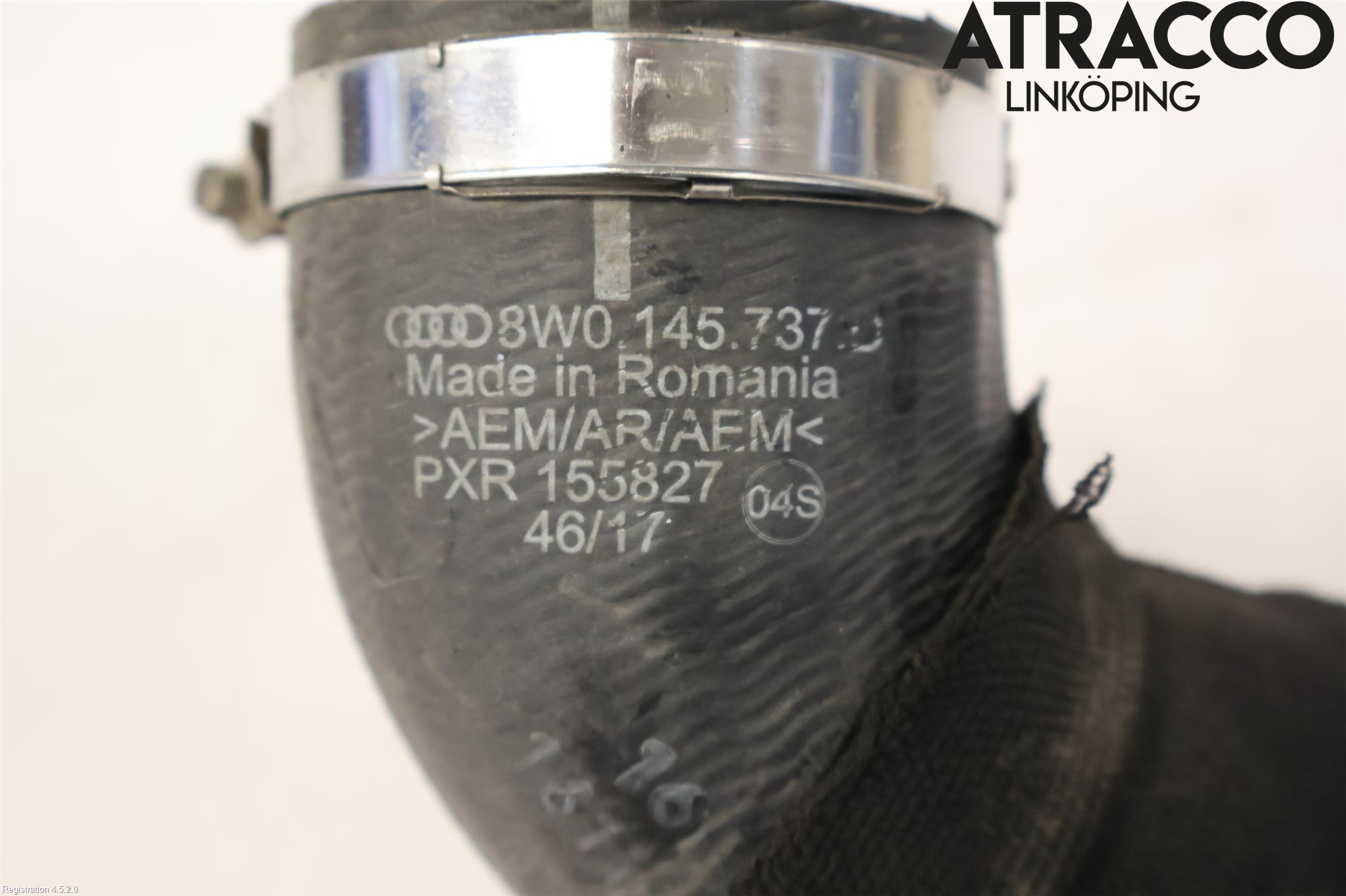 Audi A4/S4 B9 16-19 Intercooler Rør-Slange