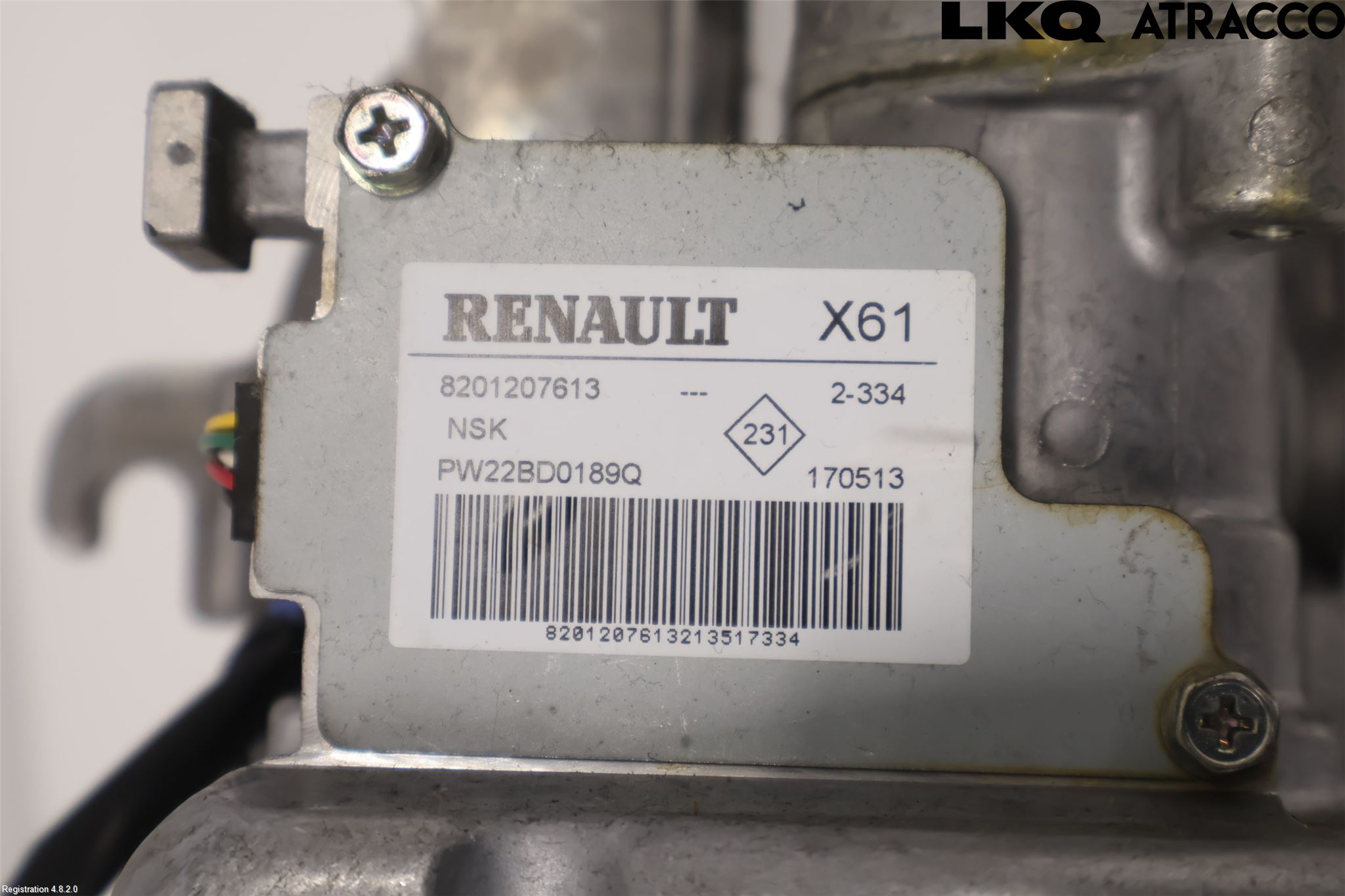 Renault KANGOO II 08-14 Rattakselaggregat Innebygd Servo