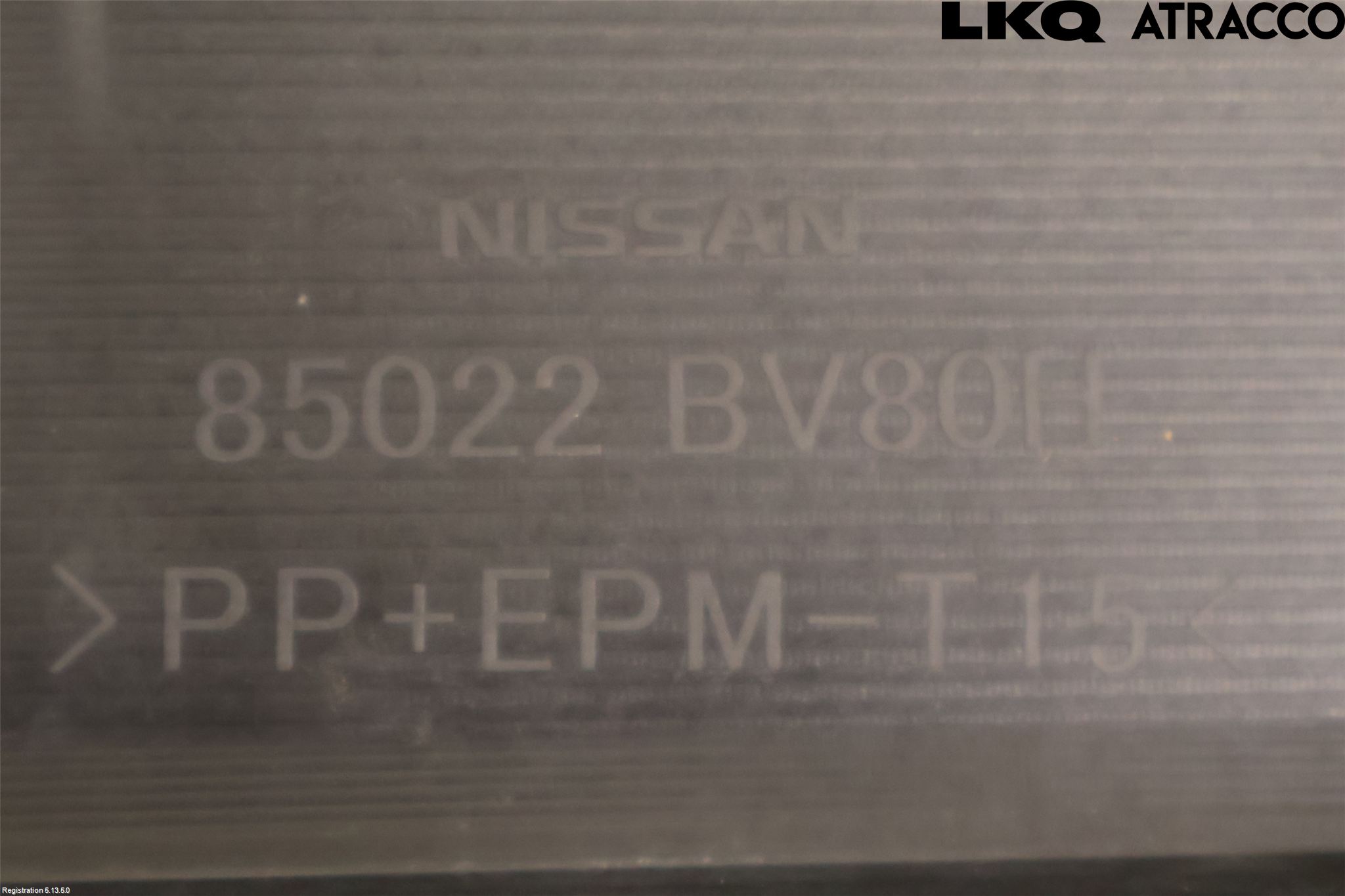 Nissan JUKE 14-19 Støtfanger Bak Overtrekk
