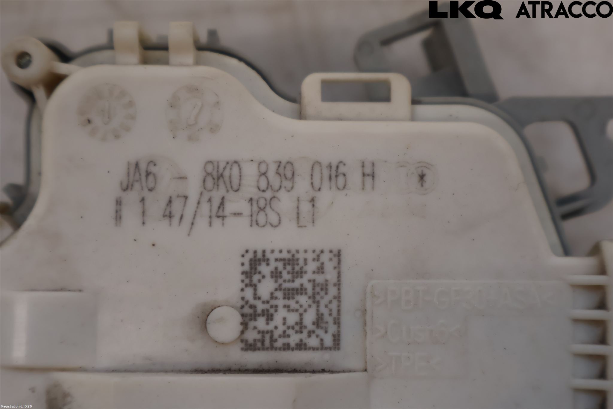 Audi A4 12-15 Dørlås - Låsekasse