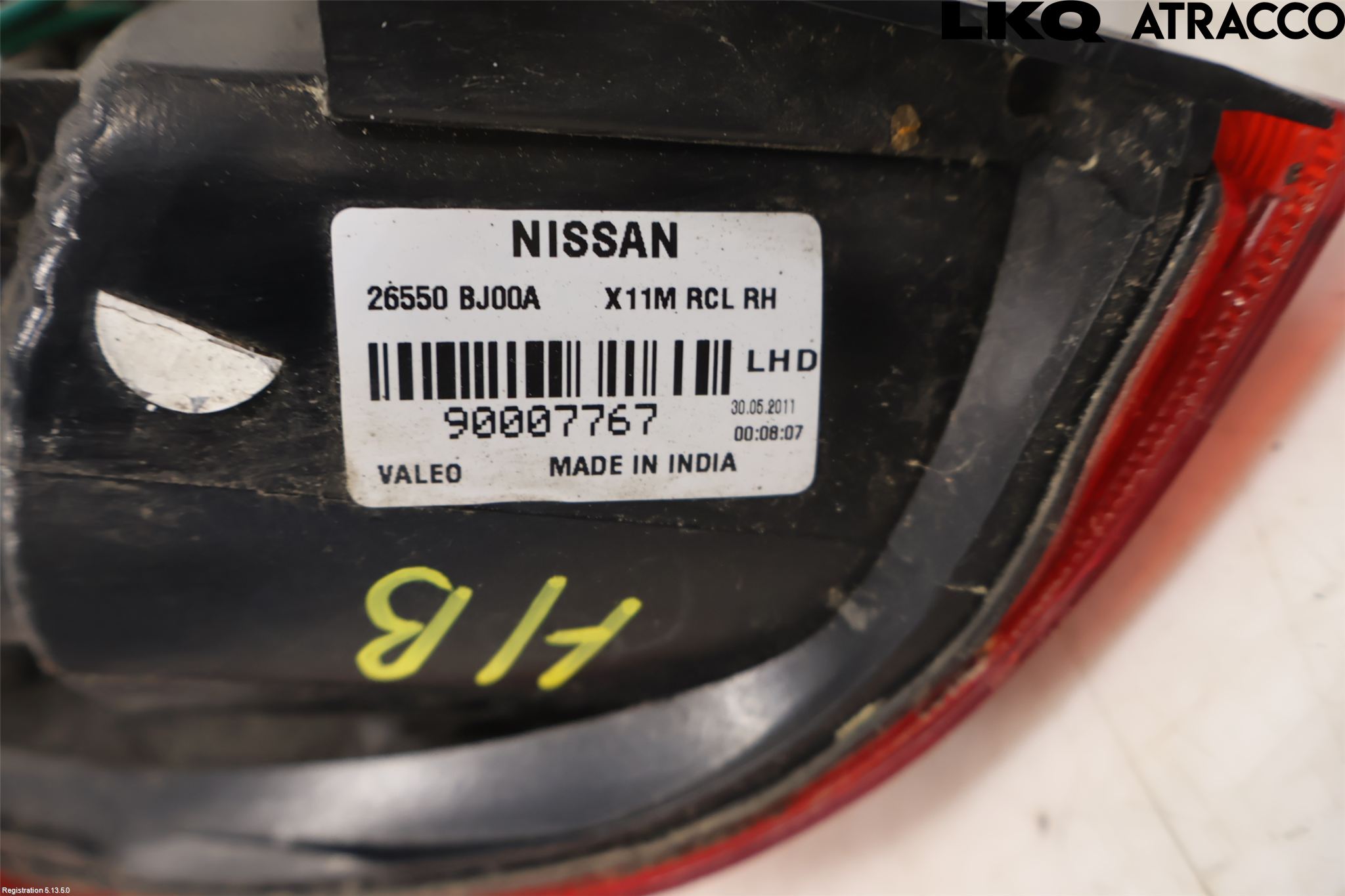 Nissan NV200/NV200 COMBI Baklykt Høyre