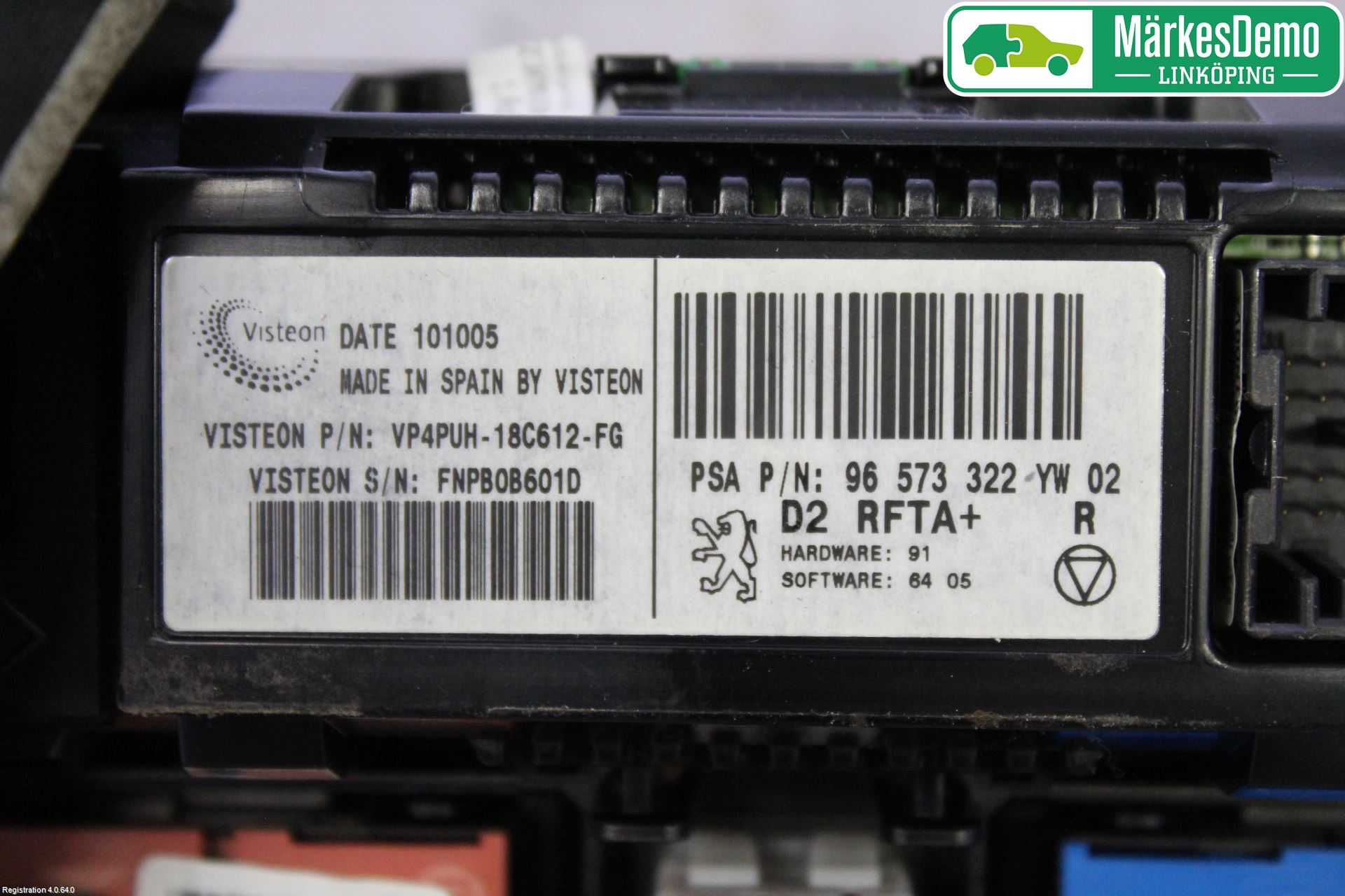 Peugeot 407 Varme Ac Betjening-Display
