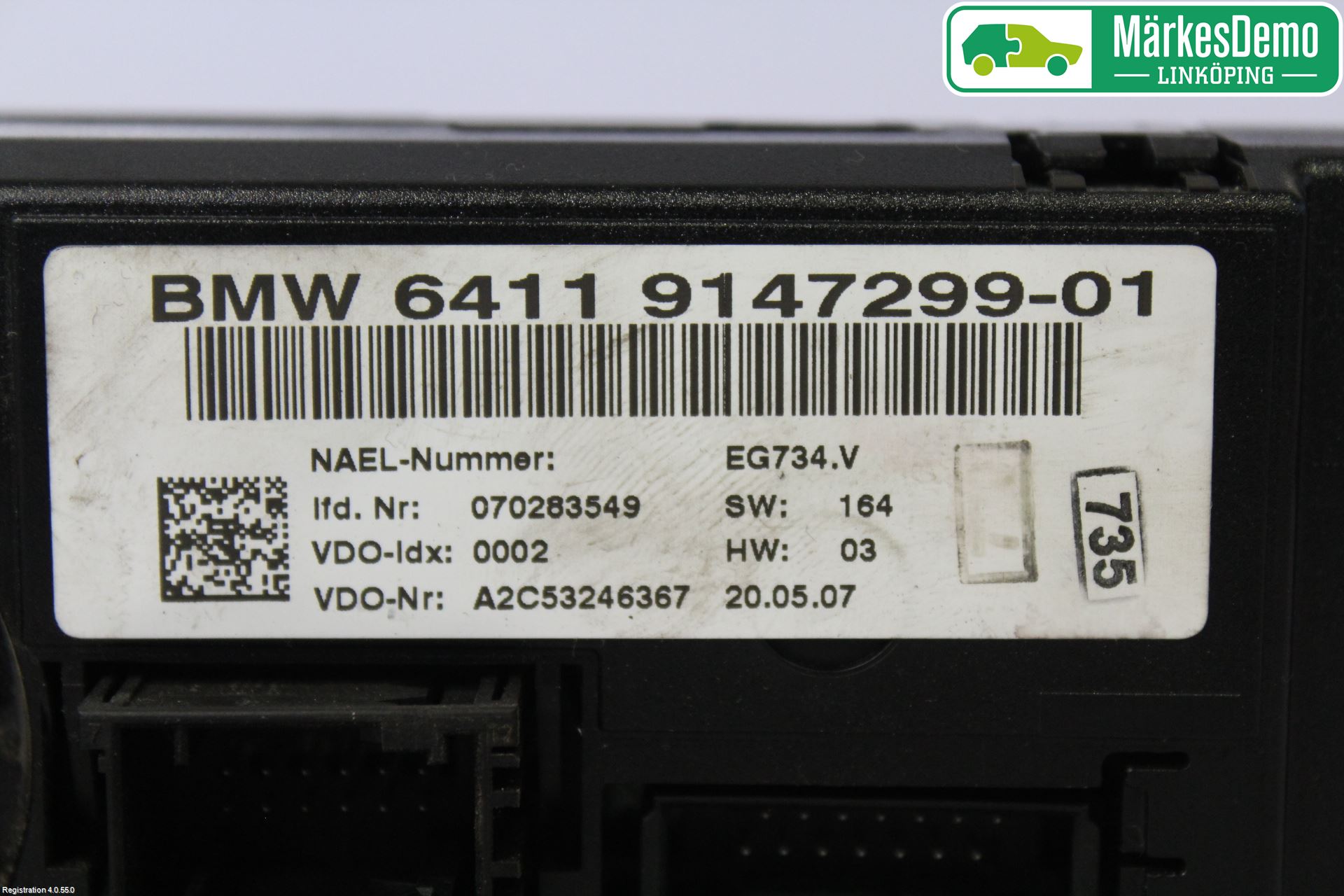 BMW 1 E87/81 5D/3D 03-11 Varme Ac Betjening-Display