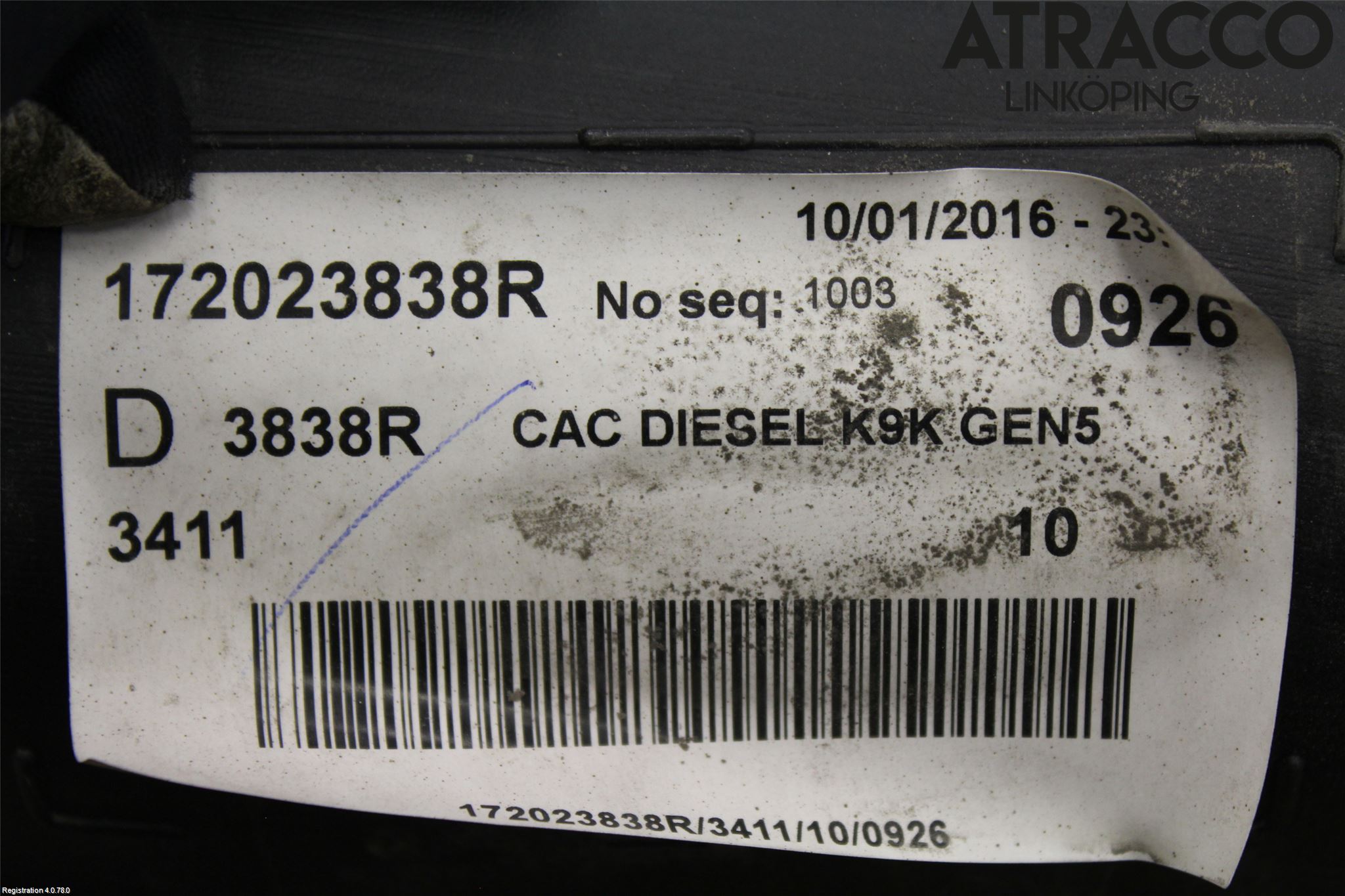 Dacia DOKKER 13- Drivstofftank Diesel