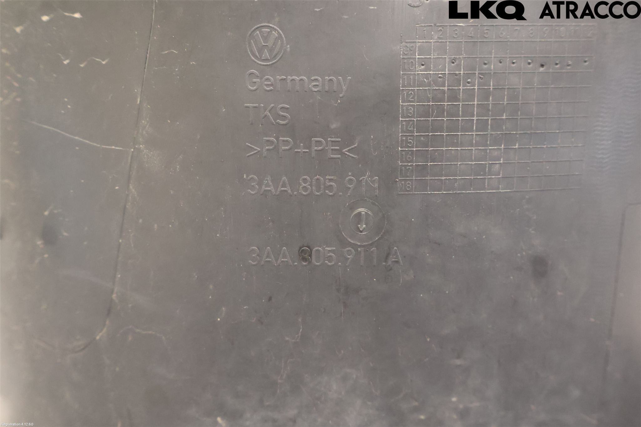 Volkswagen VW PASSAT 11-14 Skjerm Indre