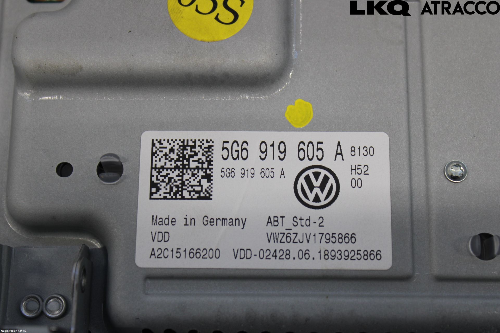 Volkswagen VW PASSAT 15-19 Multifunktionsdisplay