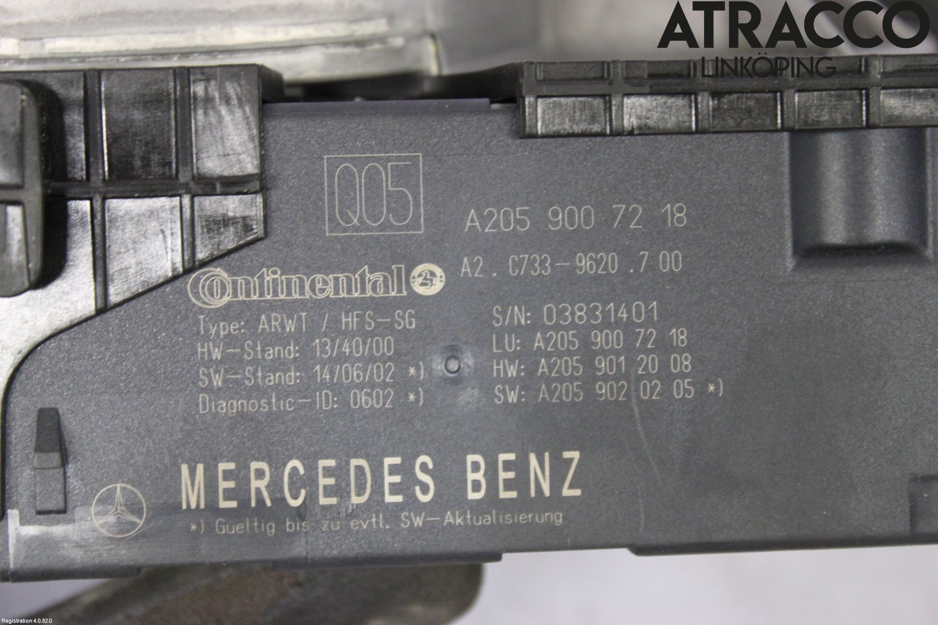 Mercedes-Benz MB C-KLASS (W205) 14-21 Baklukeåpner Automatisk