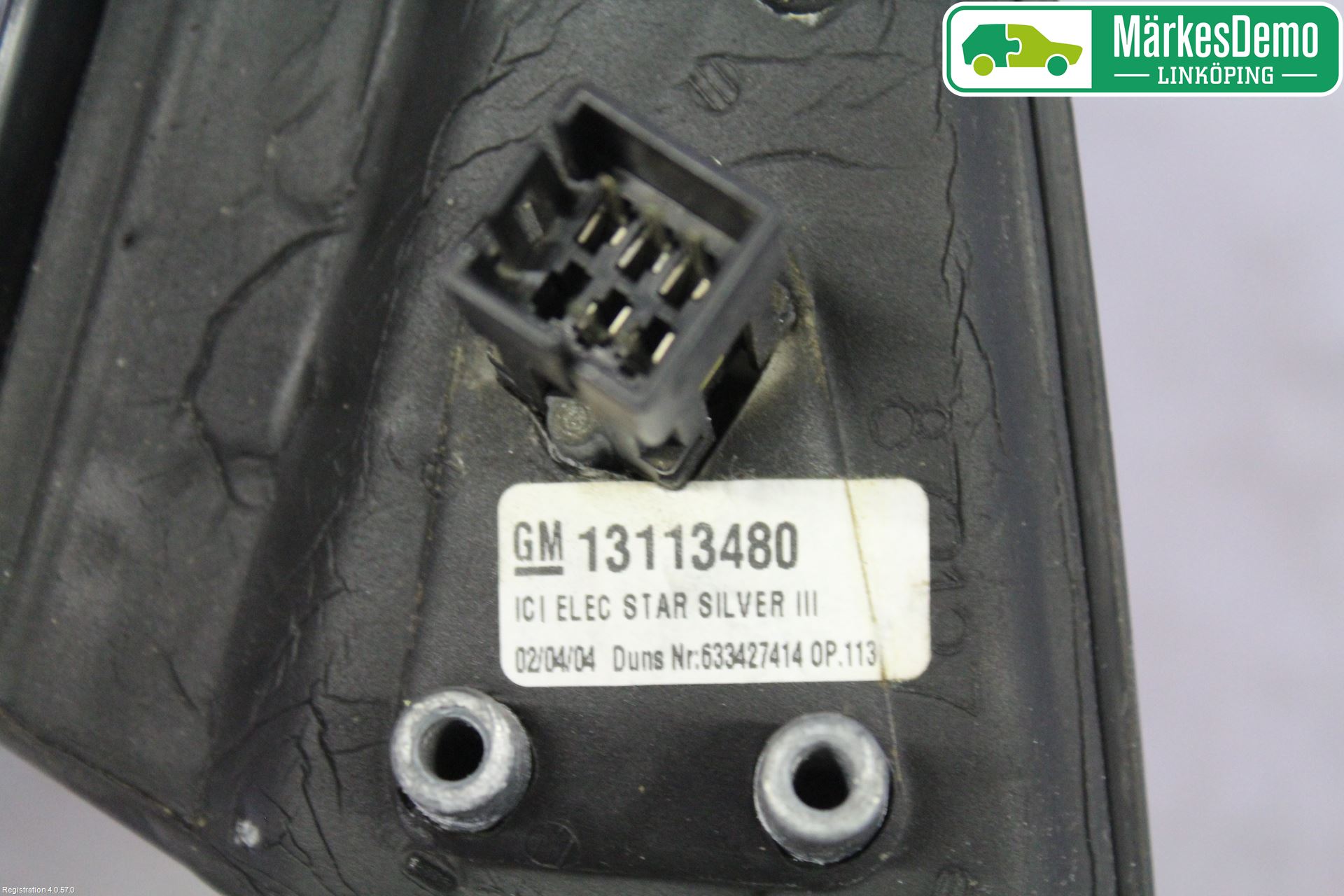 Opel MERIVA A   03-10 Speil V M-El Justering