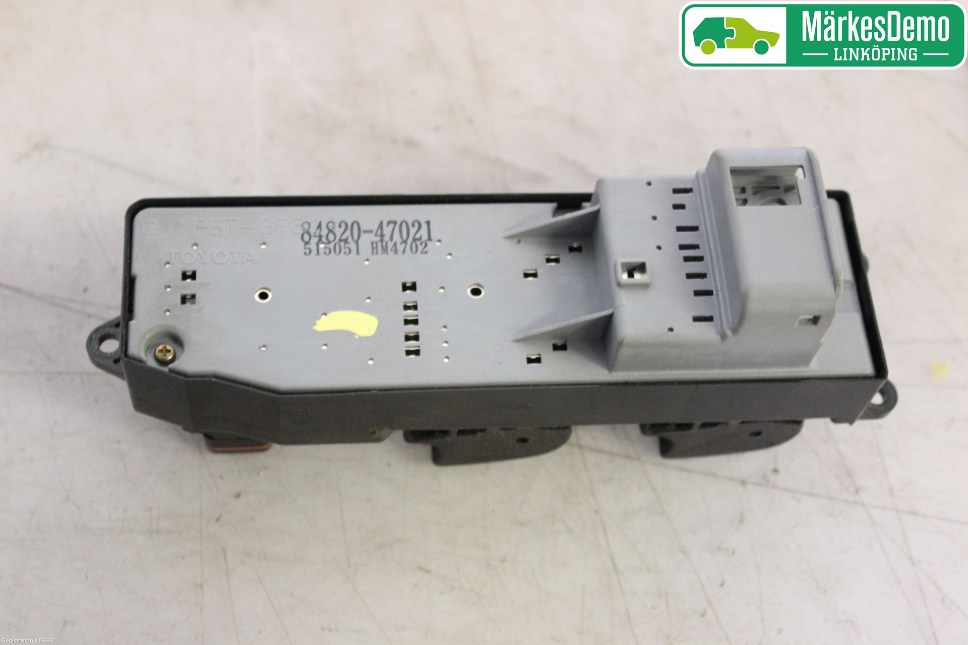 Toyota PRIUS NWH20 04-08 Bryter Vindusheis
