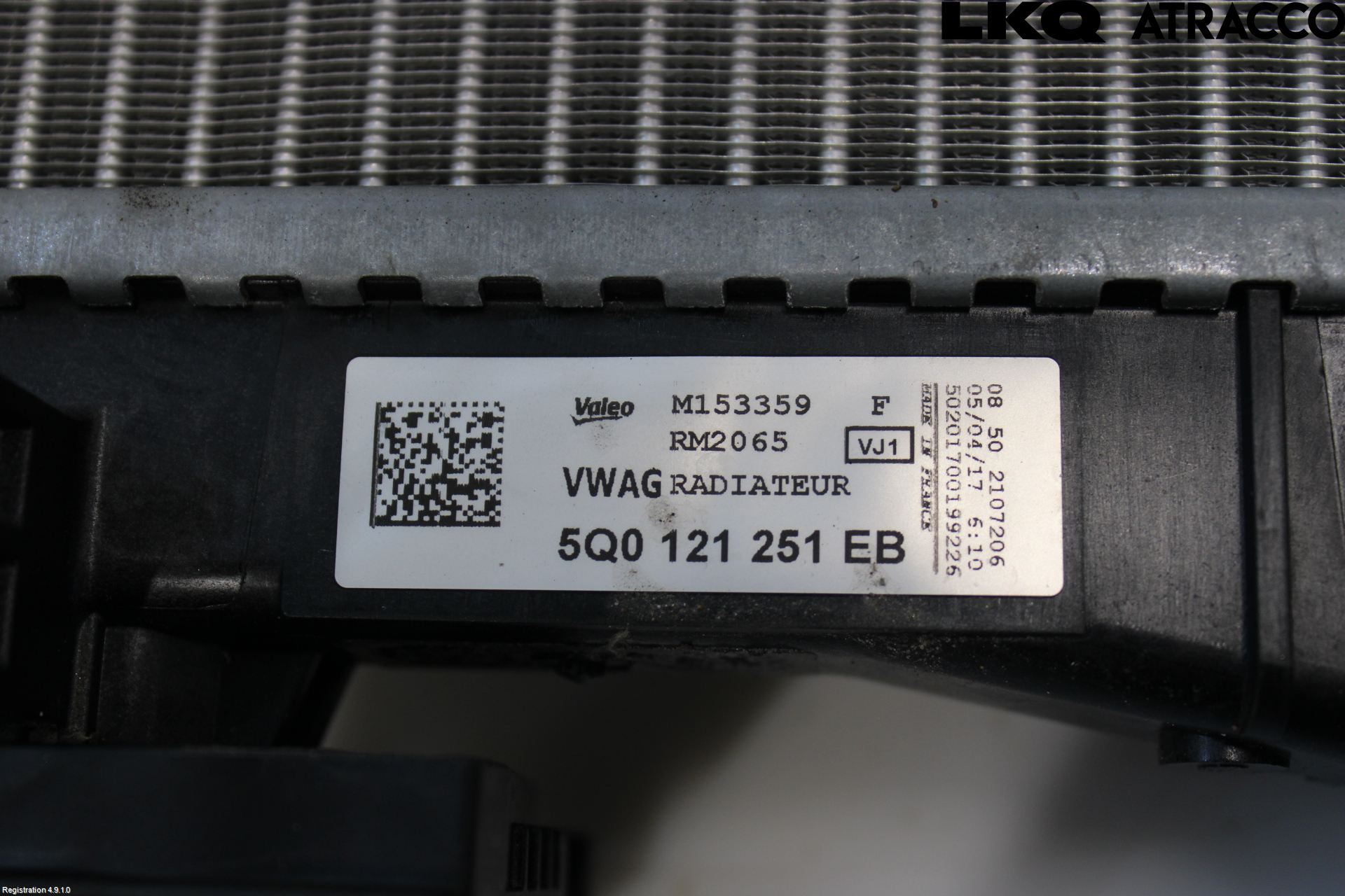 Volkswagen VW GOLF SPORTSVAN 15-20 Radiator Manuell
