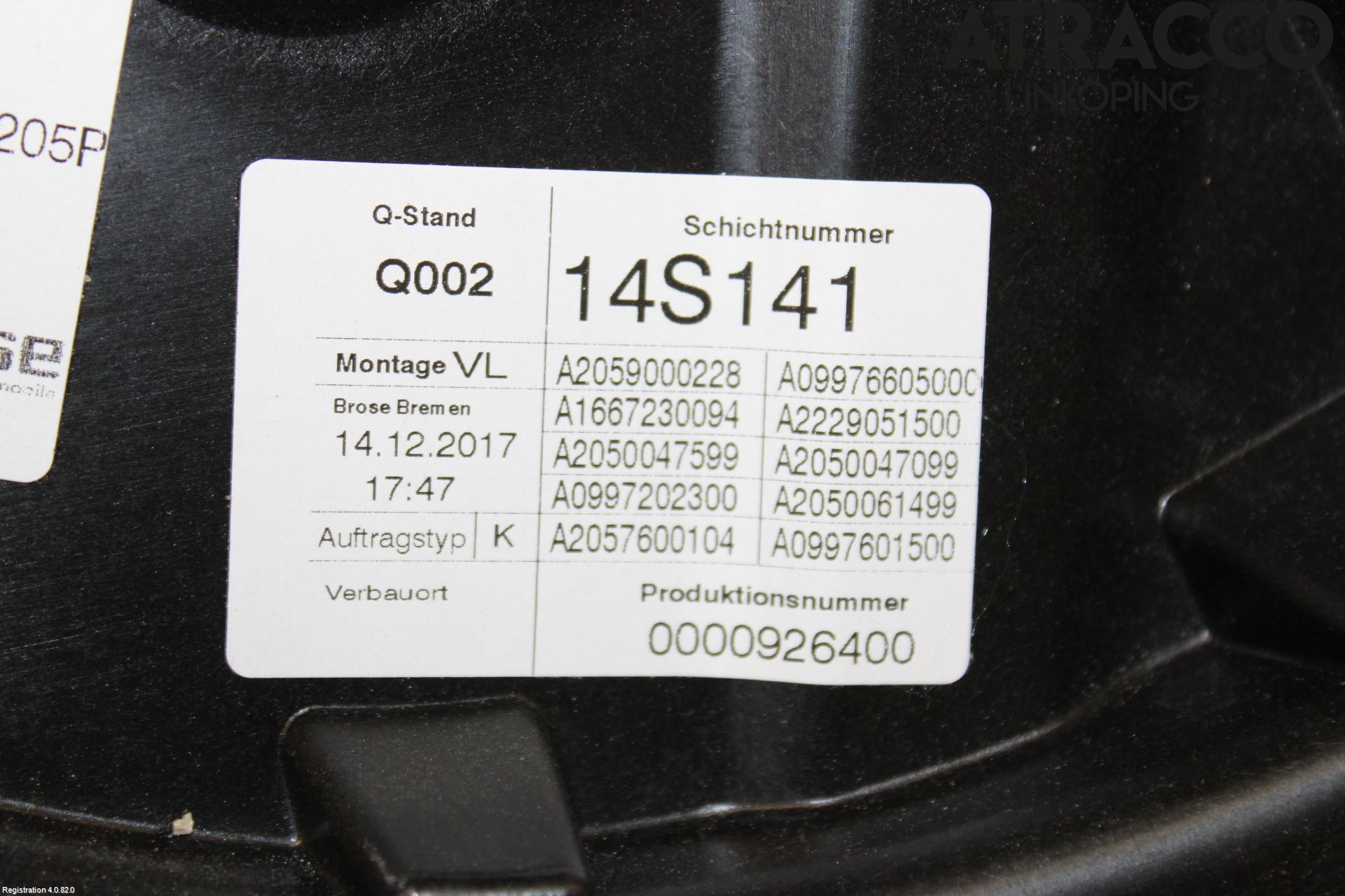 Mercedes-Benz MB C-KLASS (W205) 14-21 Vindusheis