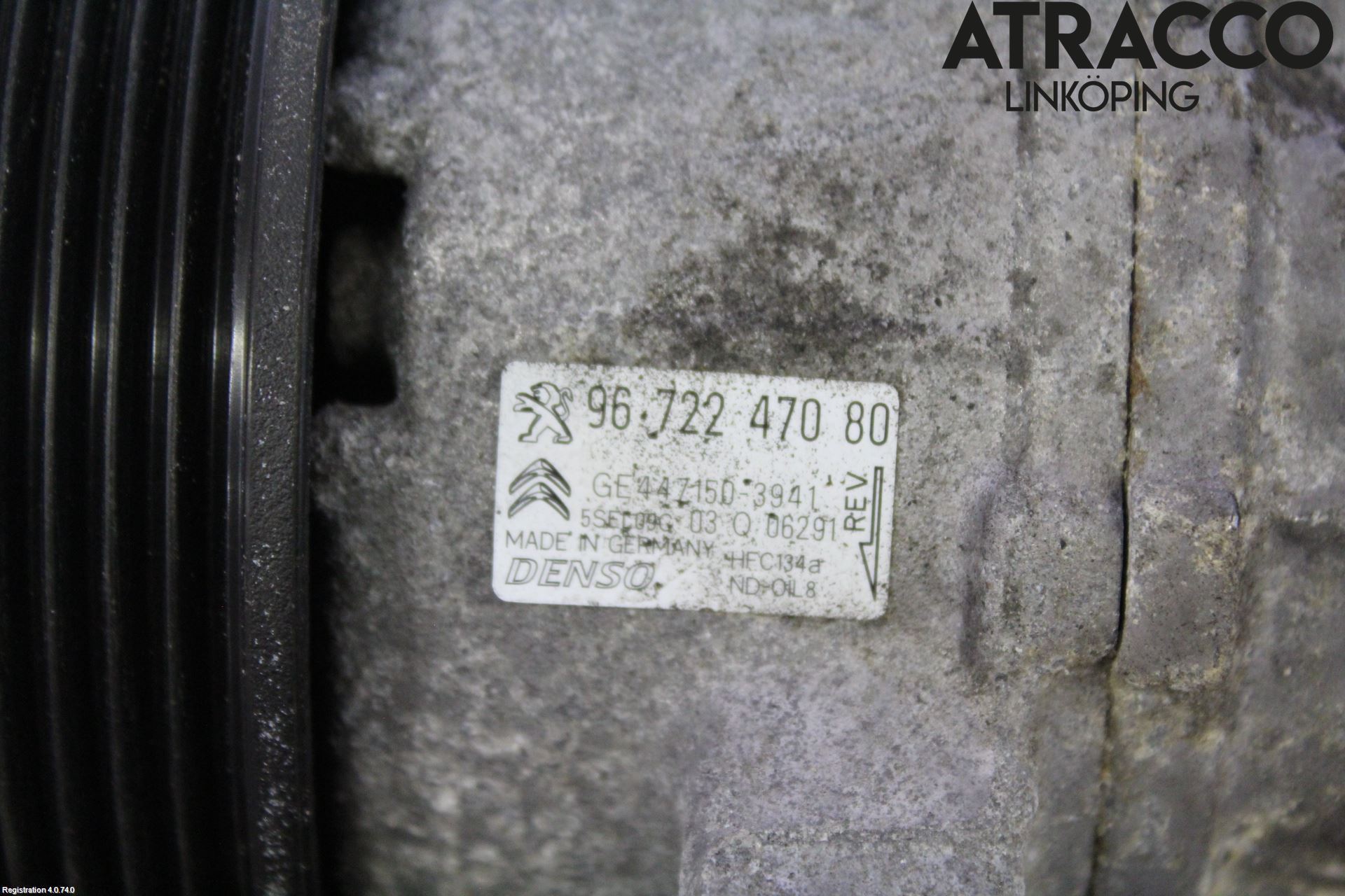 Citroen C3 10-17 Varme Ac Kompressor