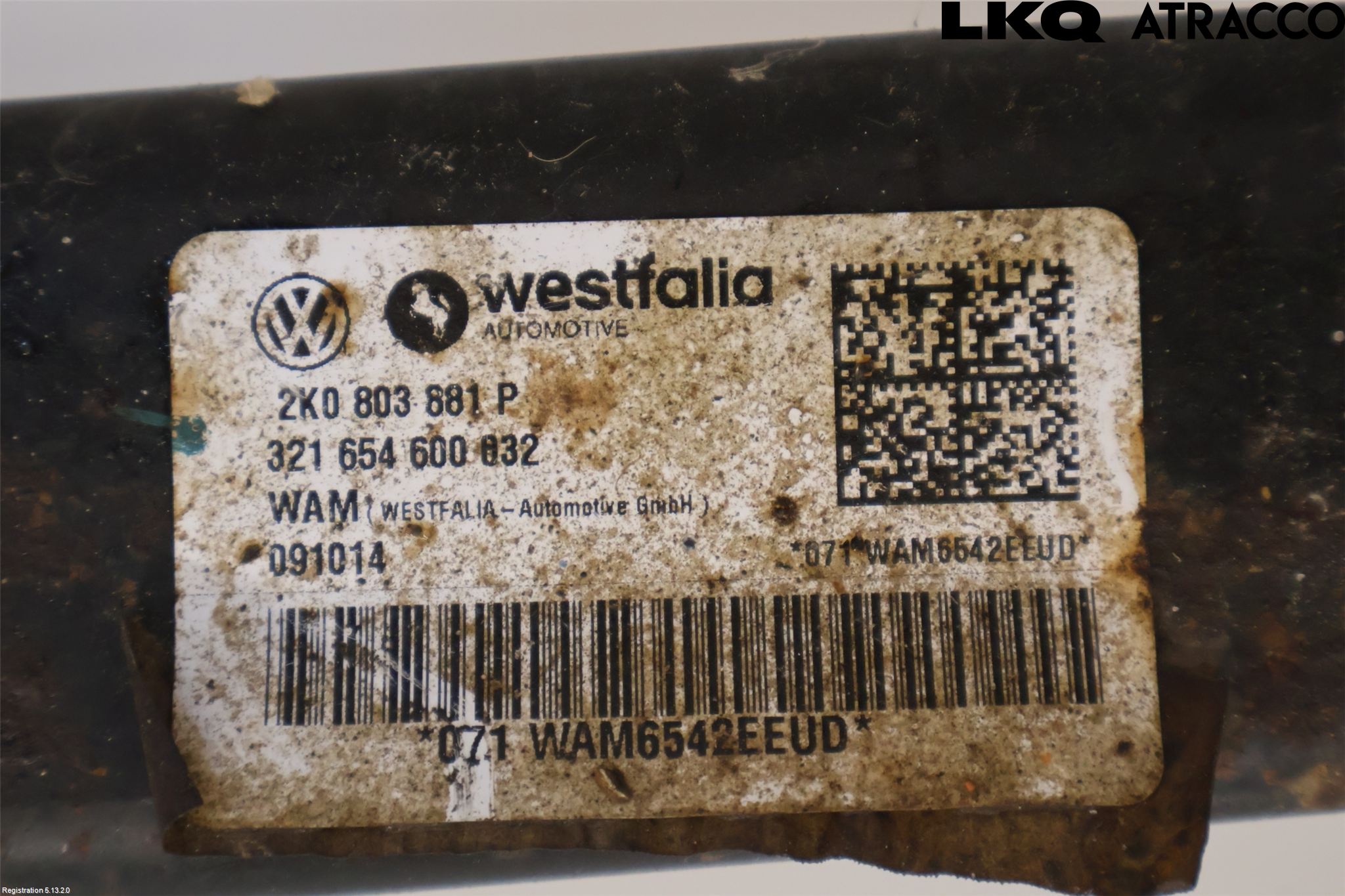Volkswagen VW CADDY 11-15 Tilhengerfeste