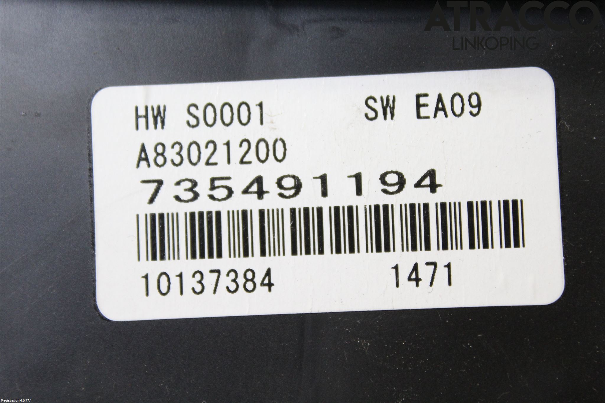 Fiat 500 07- Varme Ac Betjening-Display